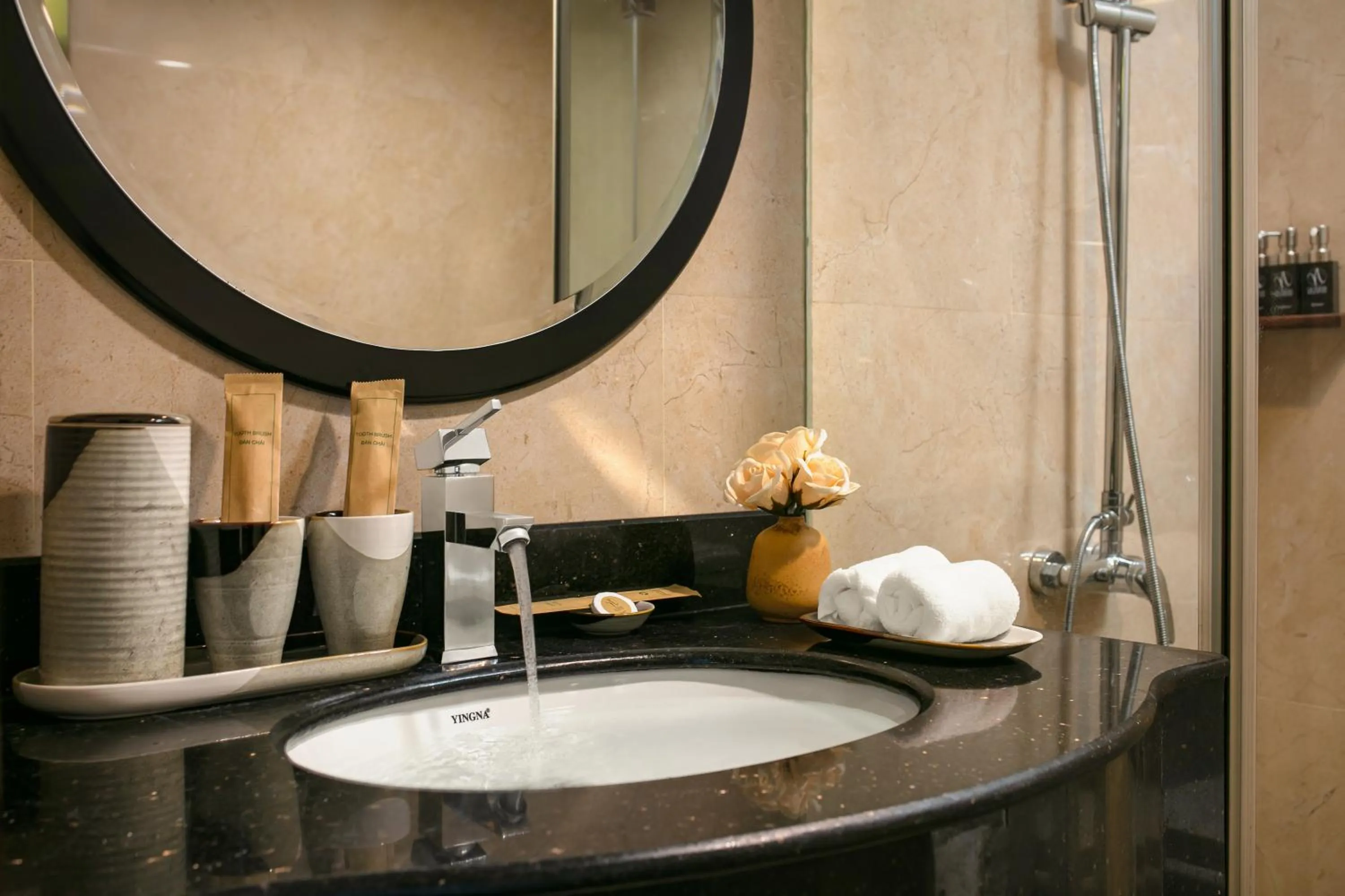 Toilet in La Nueva Boutique Hotel Hanoi & Spa