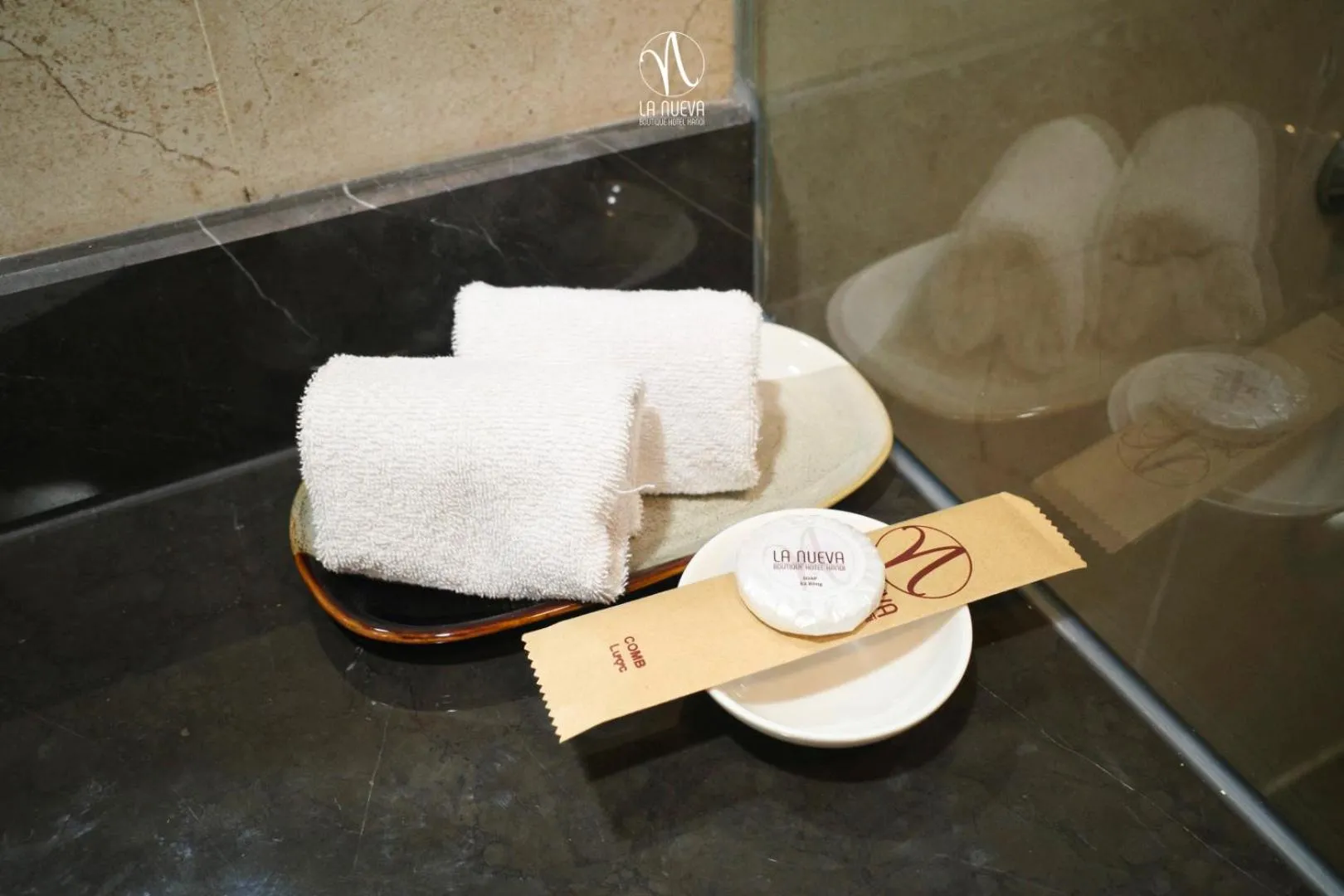 Toilet in La Nueva Boutique Hotel Hanoi & Spa