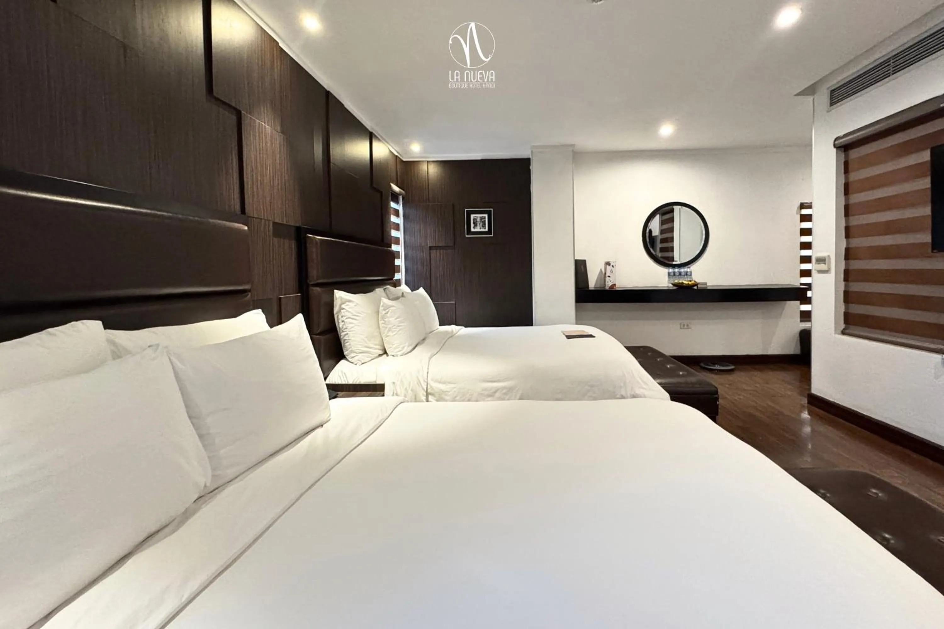 Photo of the whole room, Bed in La Nueva Boutique Hotel Hanoi & Spa