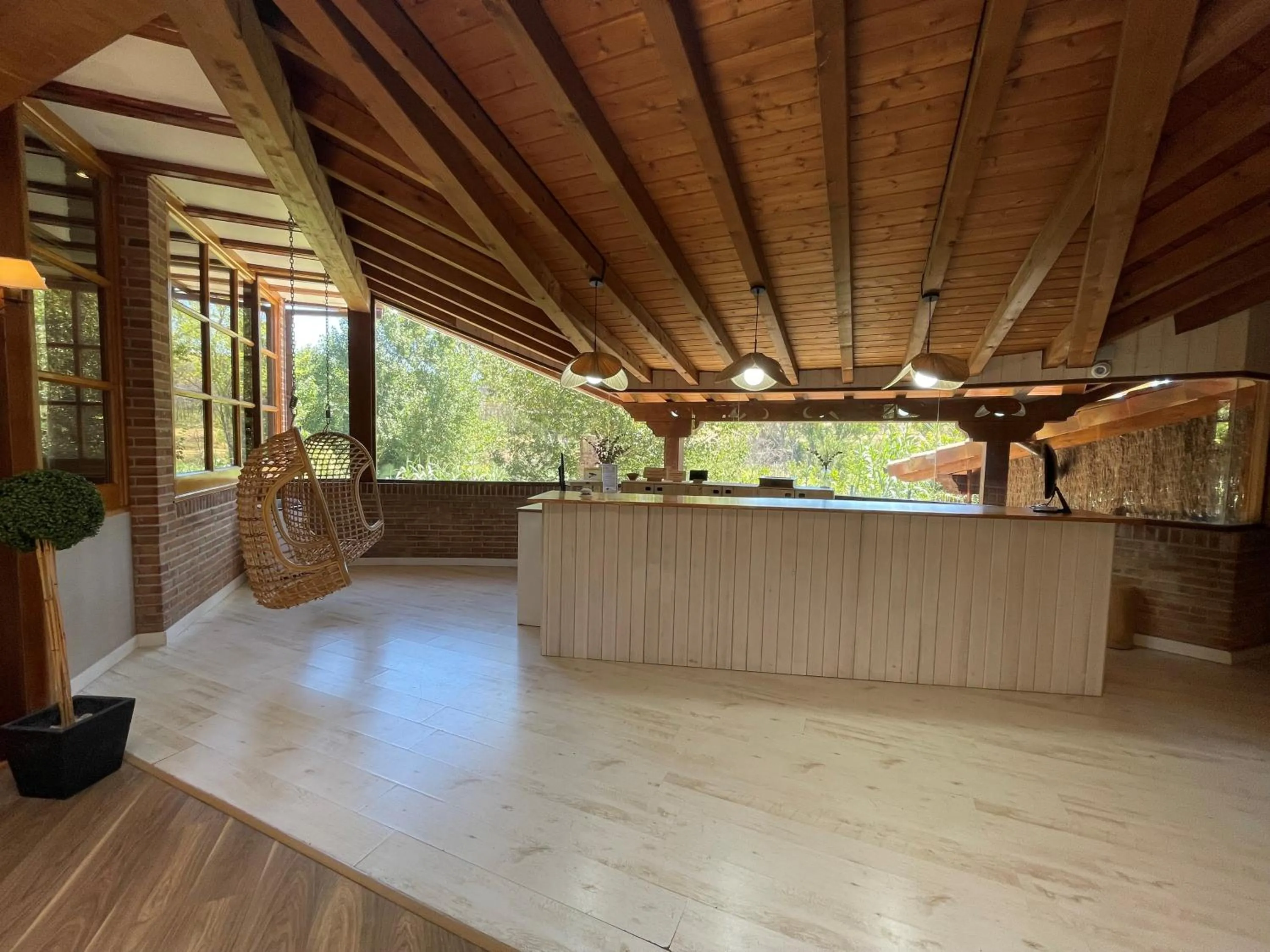 Lobby or reception in Hotel Jakue