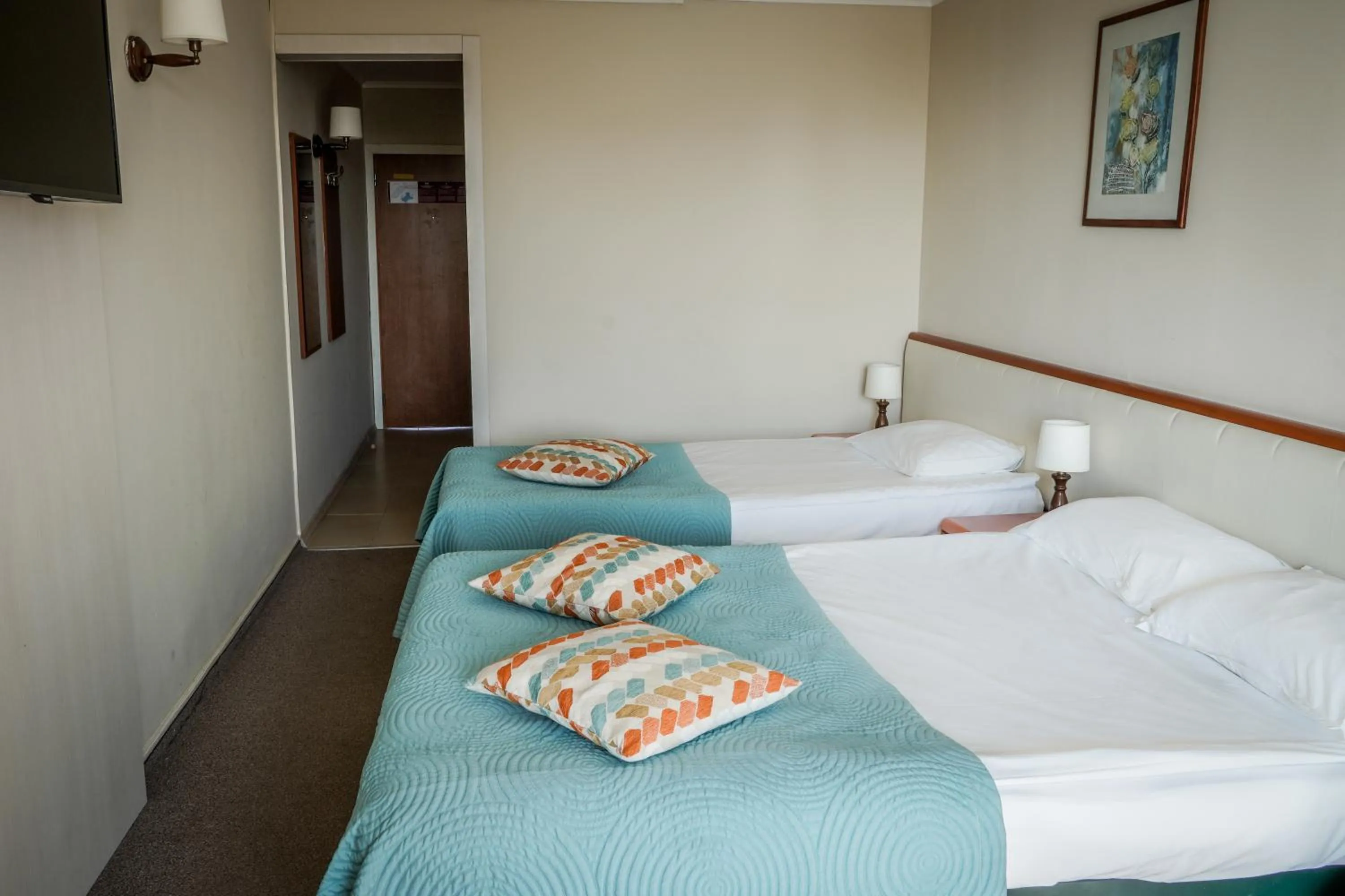 Bed in Hotel Laguna Garden