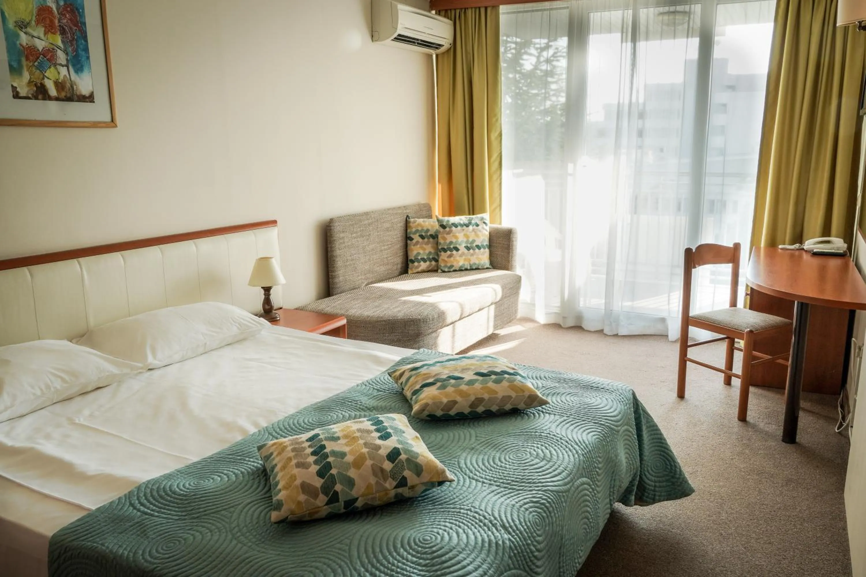 Bed in Hotel Laguna Garden