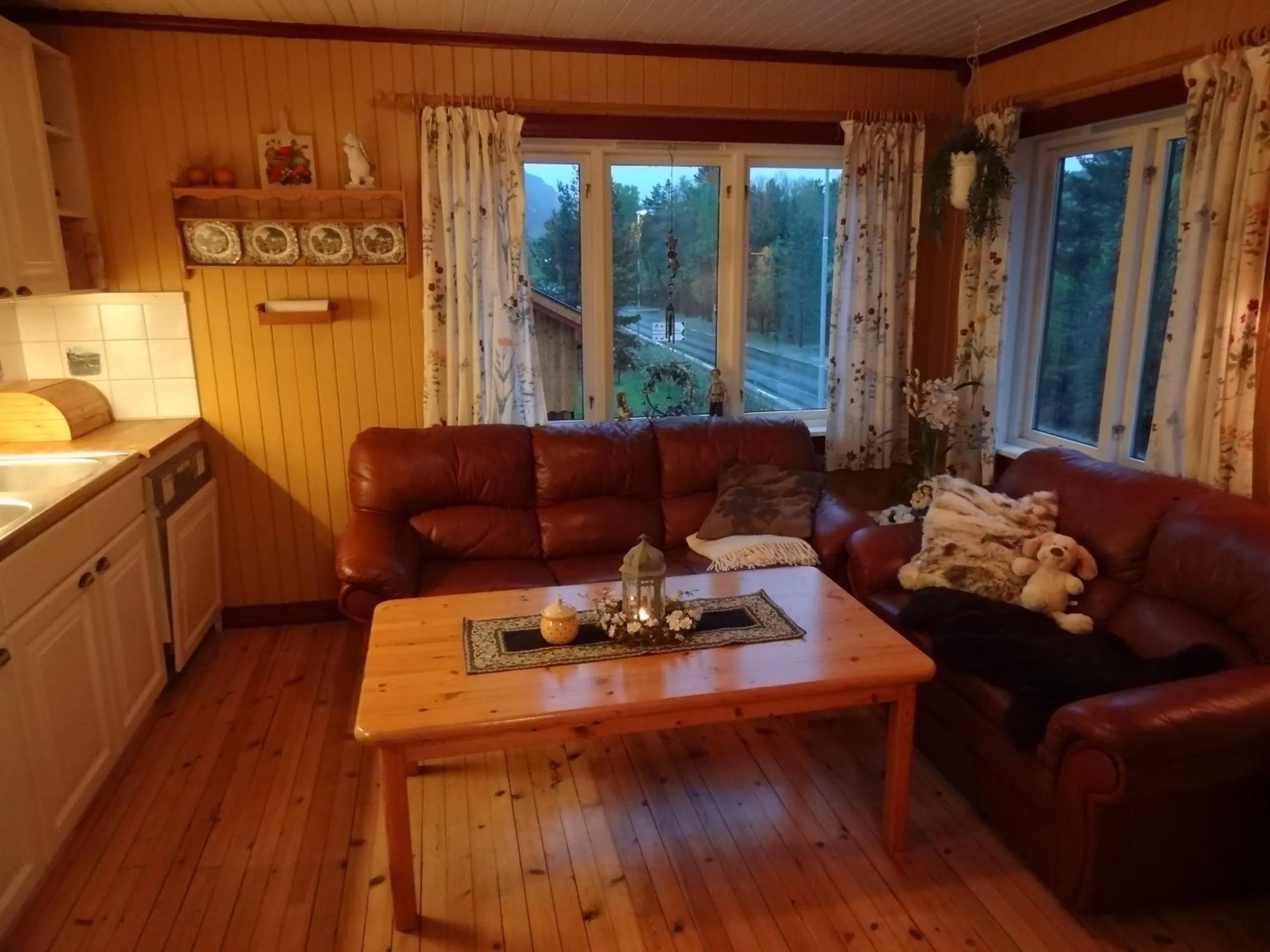 Living room in Solheim Overnatting