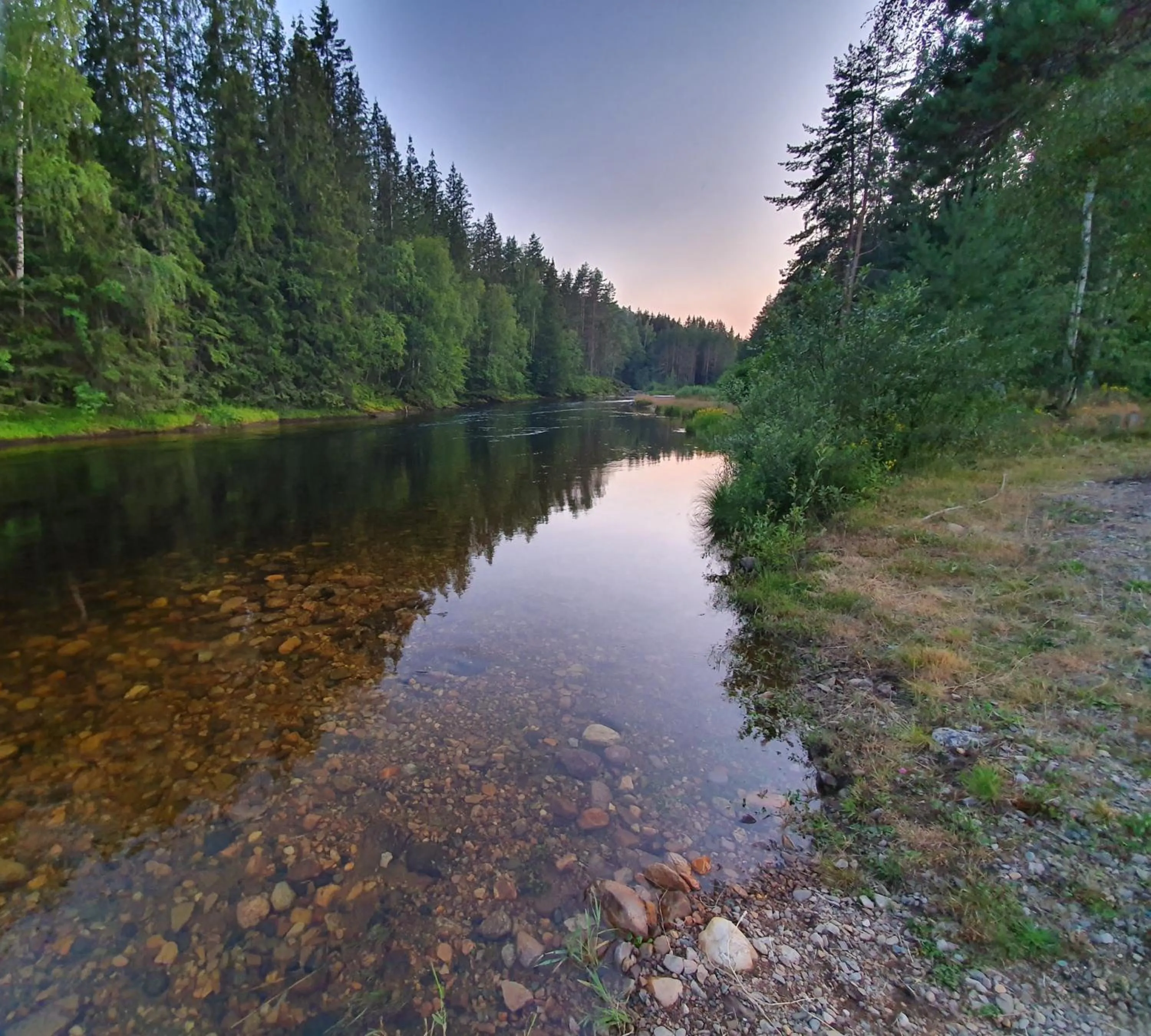 Natural landscape in Solheim Overnatting