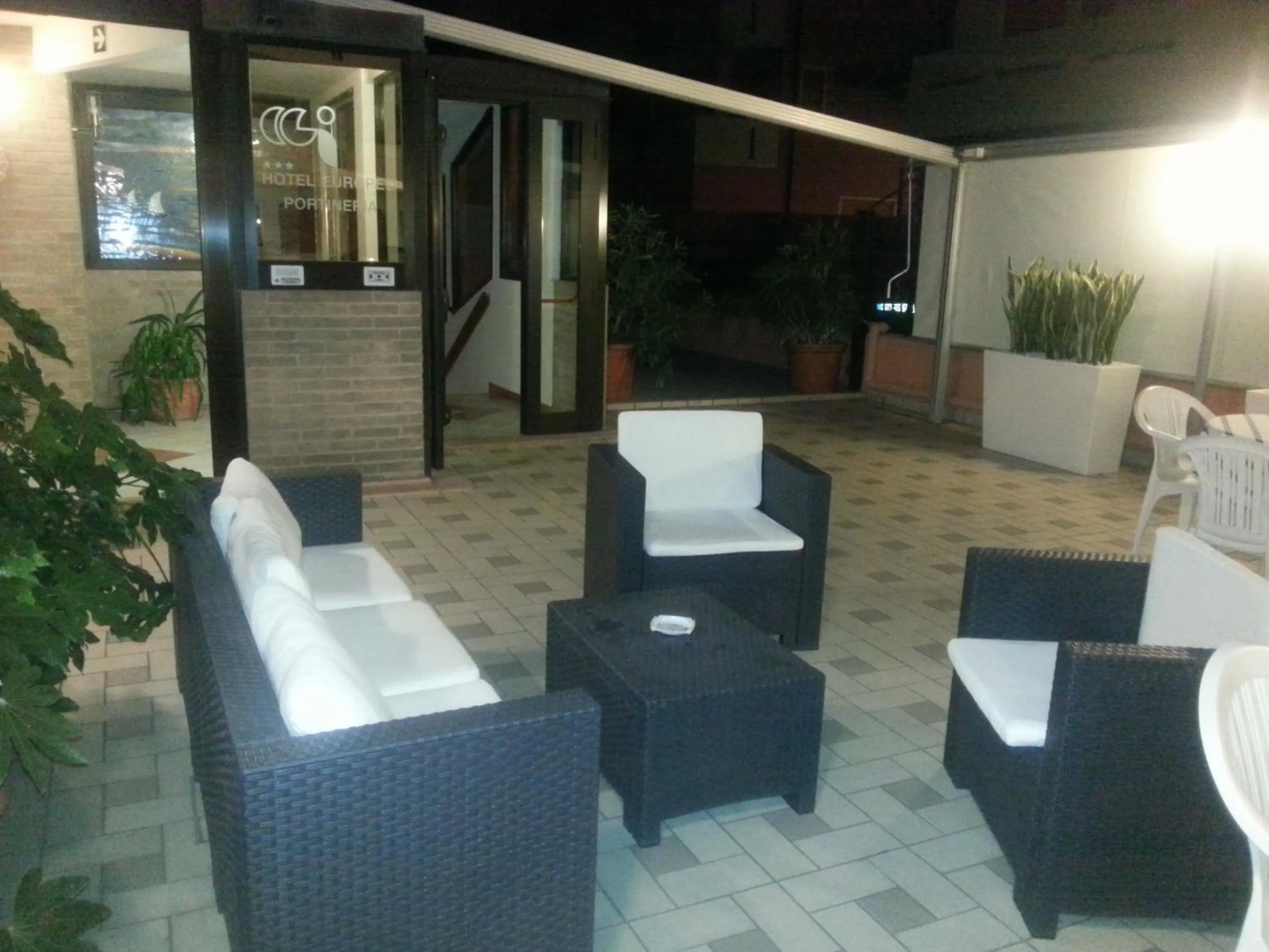 Patio in Hotel Europeo