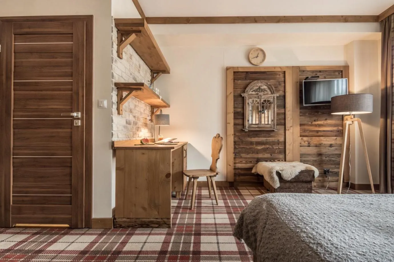 Kitchen or kitchenette, Bed in Villa Adamo & Relax