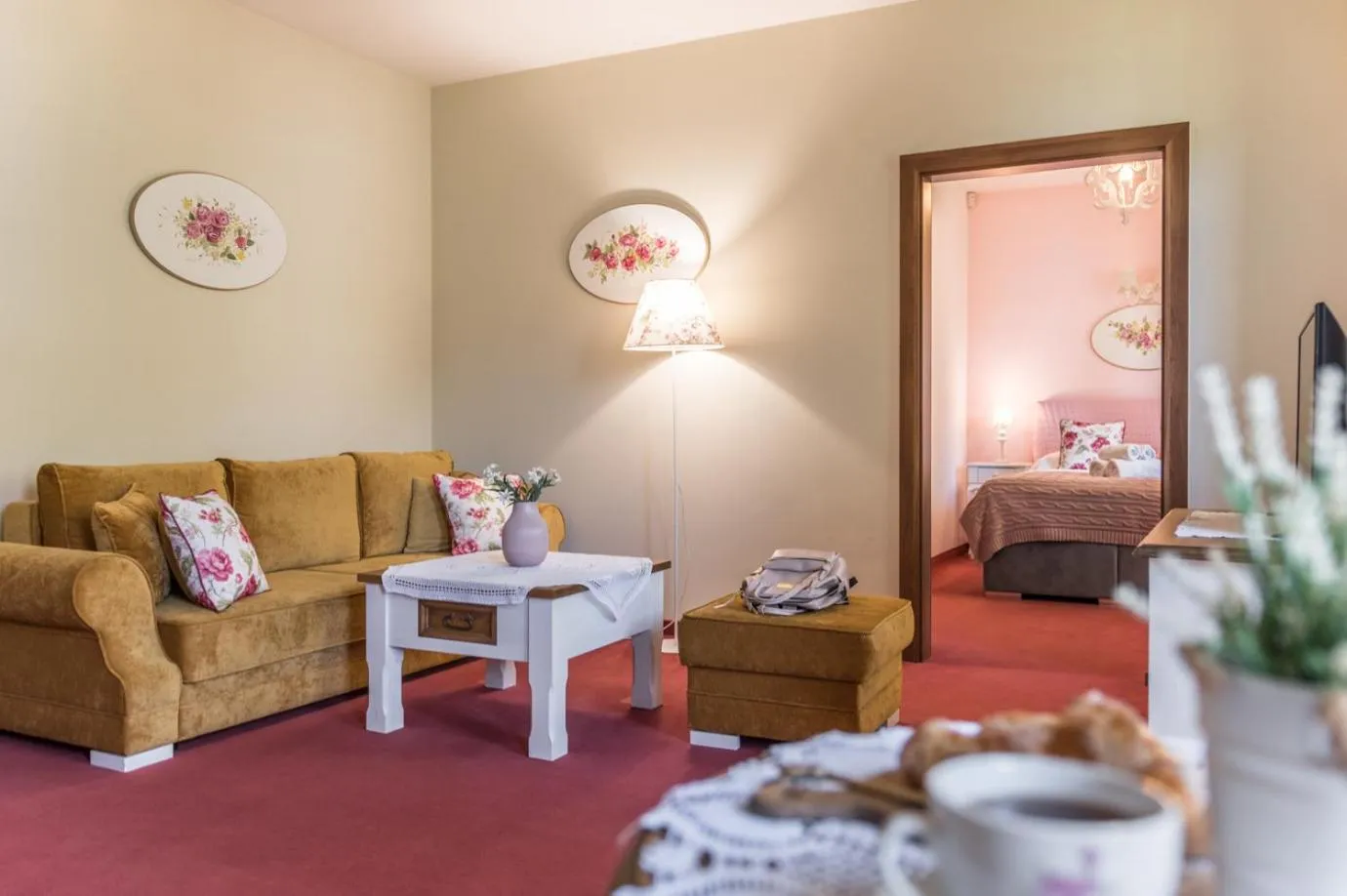 Living room, Bed in Villa Adamo & Relax