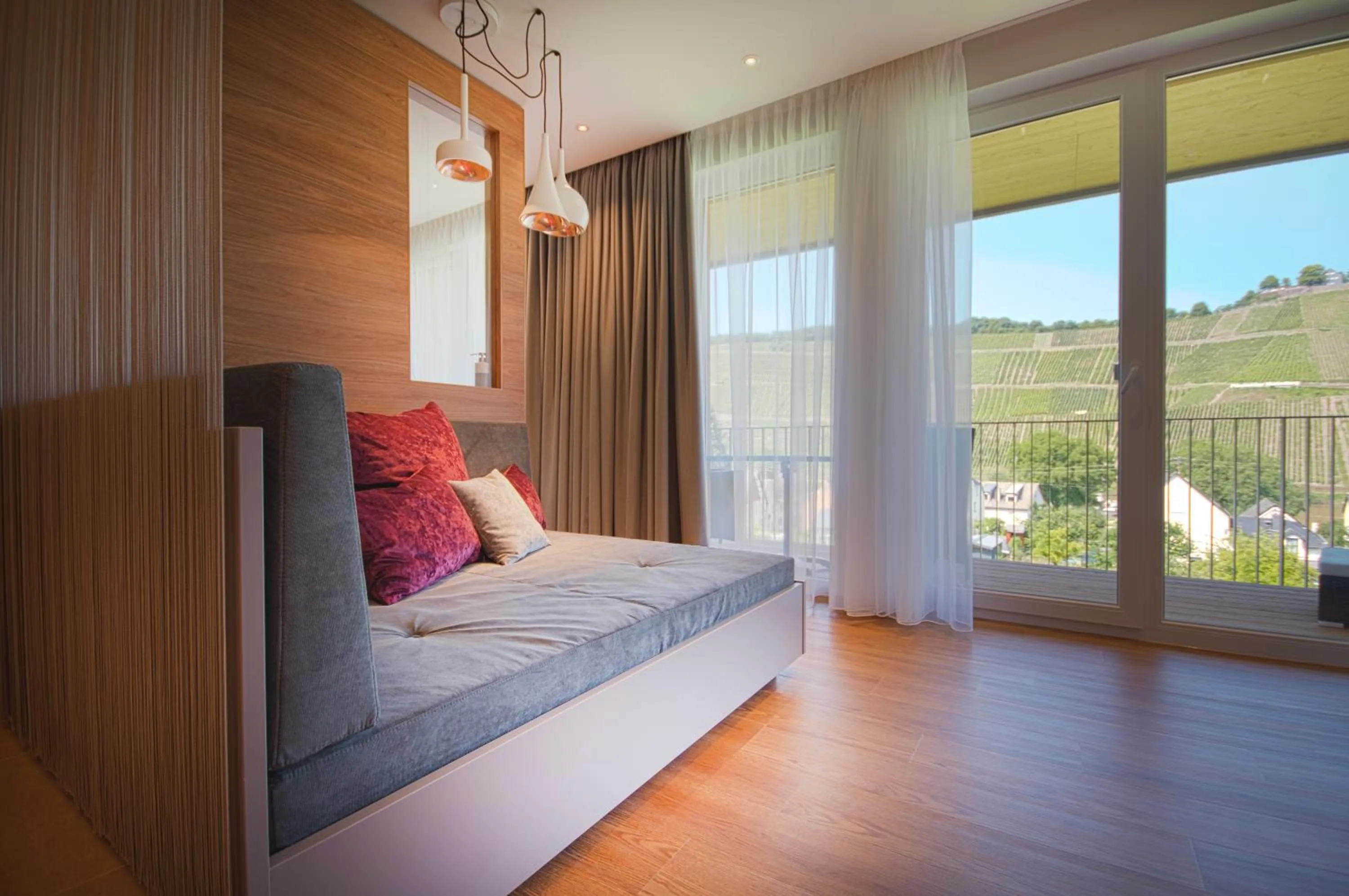 Mountain view, Bed in Hotel Restaurant zur Marienburg