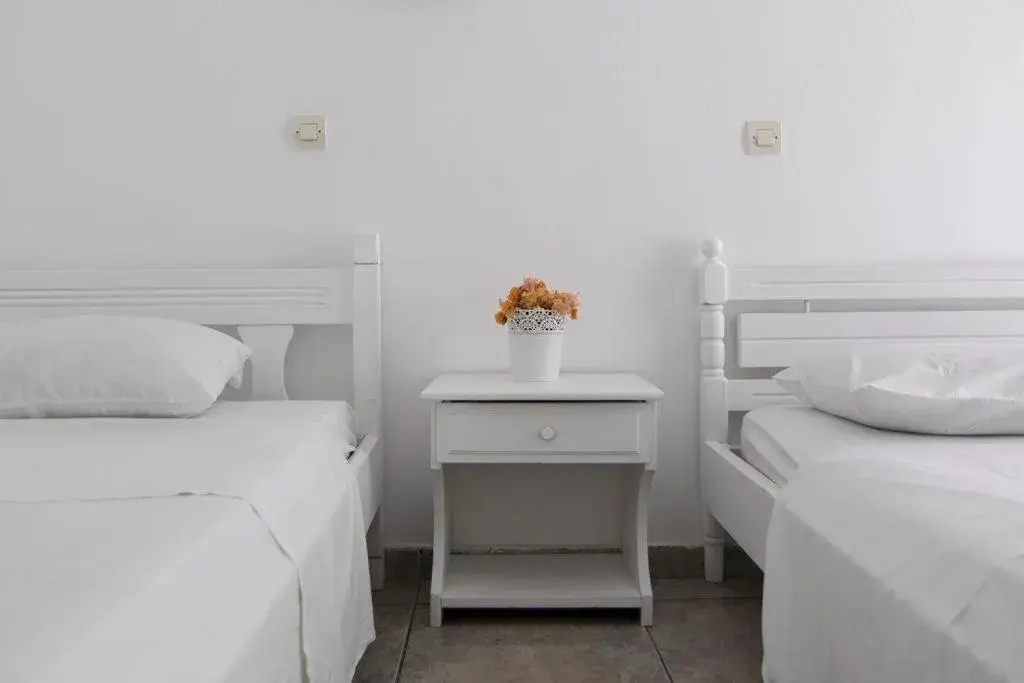 Budget Twin Room in Armadoros Hotel / Ios Backpackers Budget Twin Room in Armadoros Hotel / Ios Backpackers