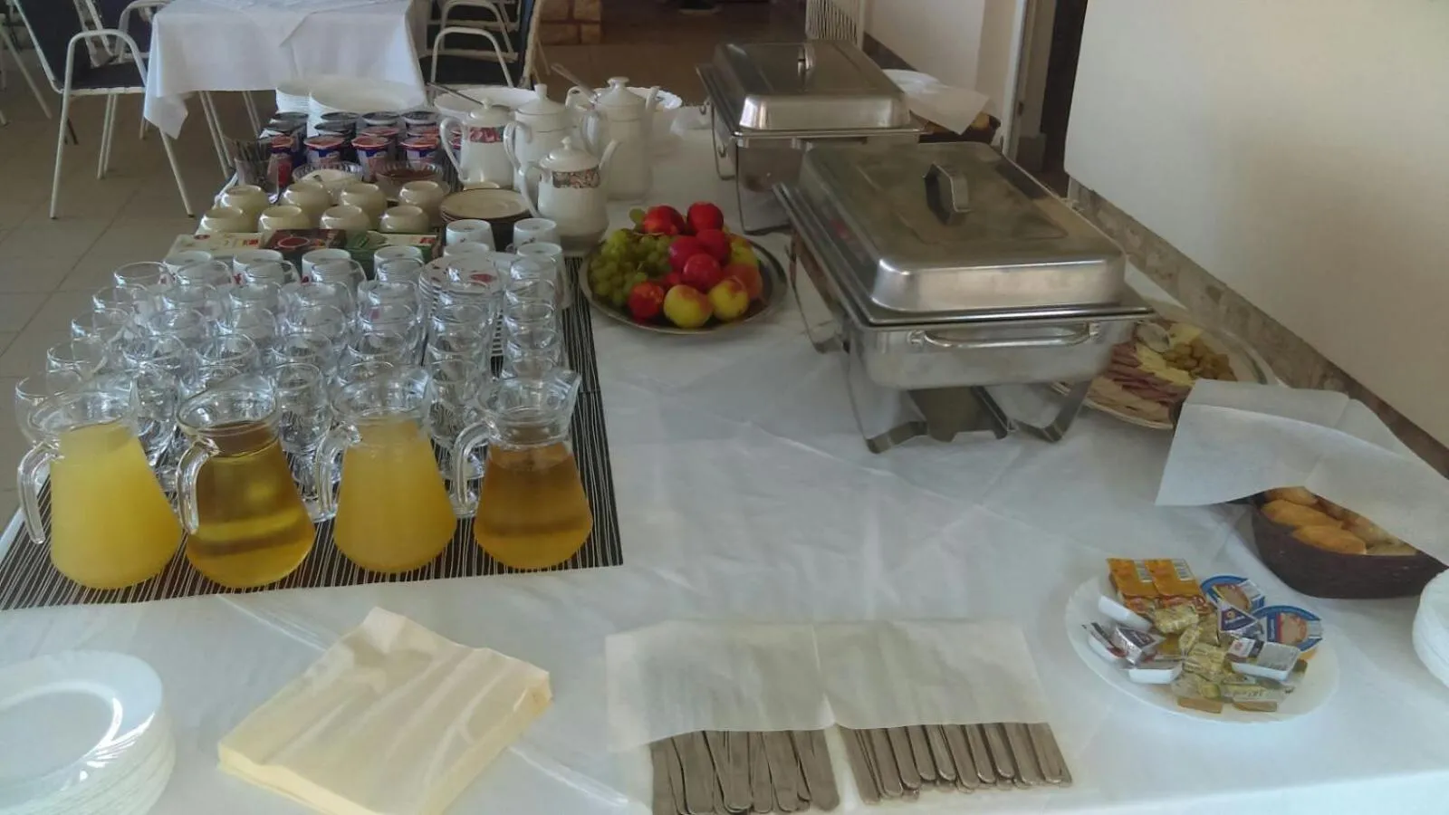 Buffet breakfast in Hotel Barba