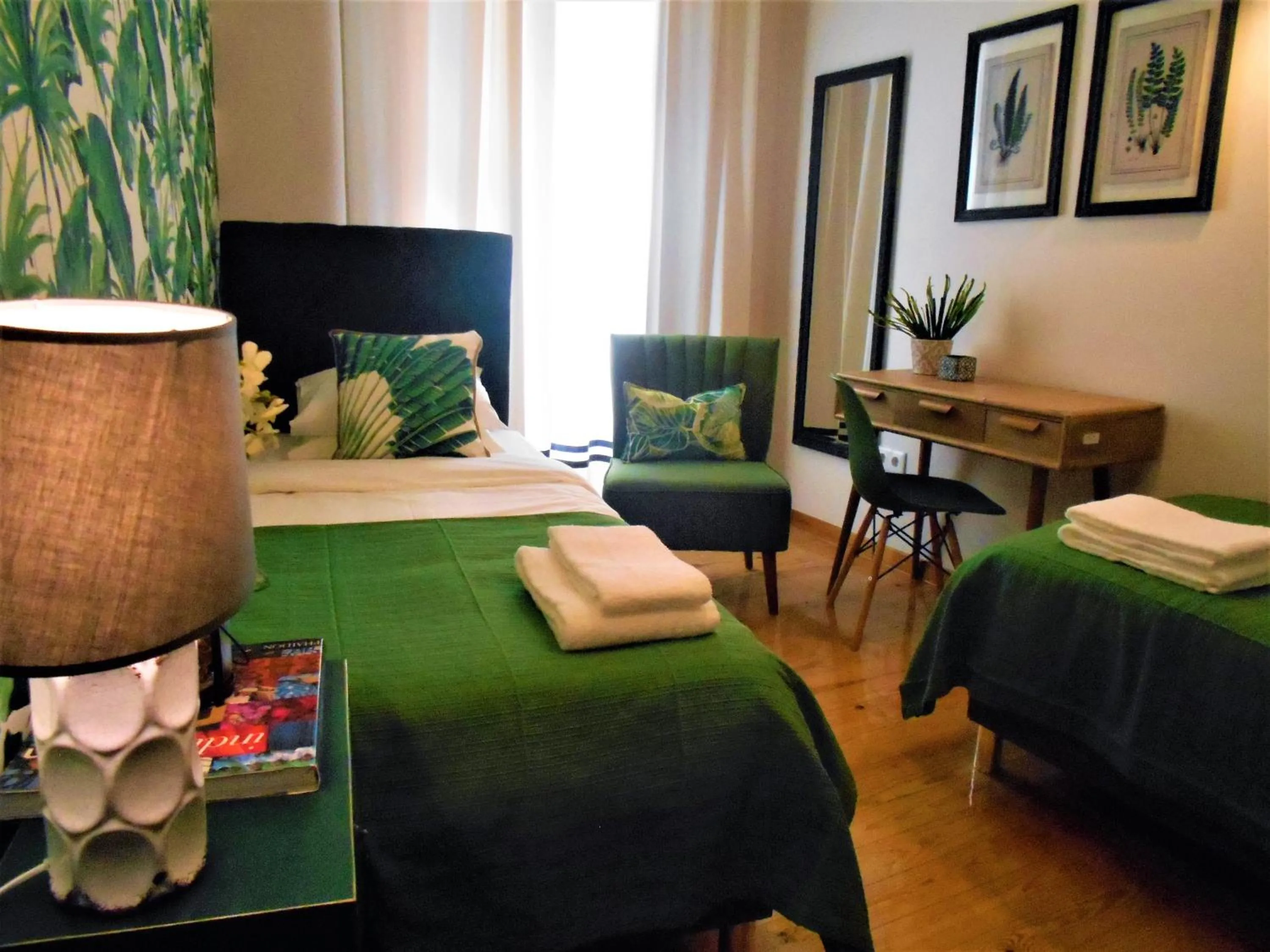 Bed in Lisbon Garden Boutique Guest House