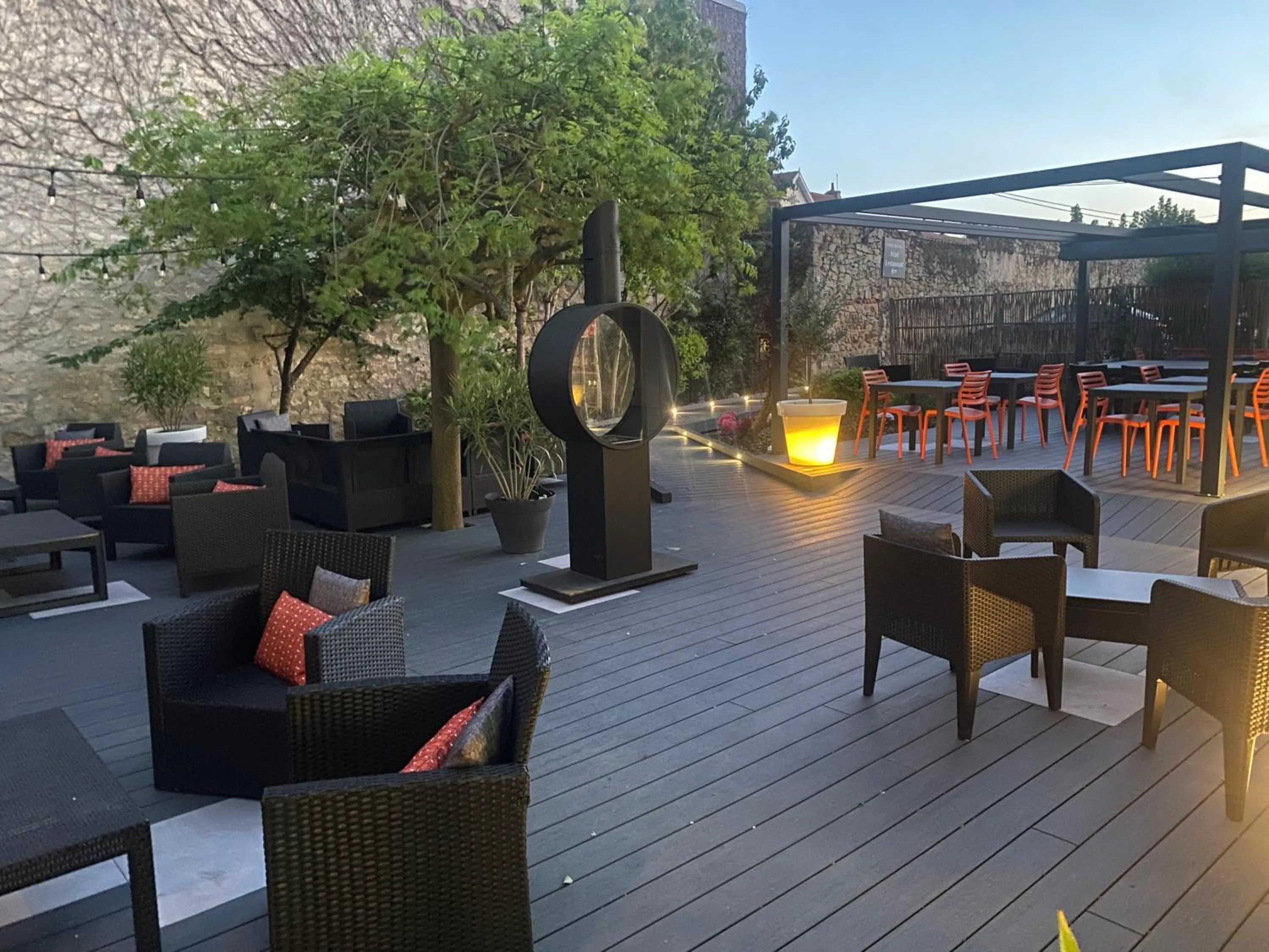Patio in Hôtel De Wimereux