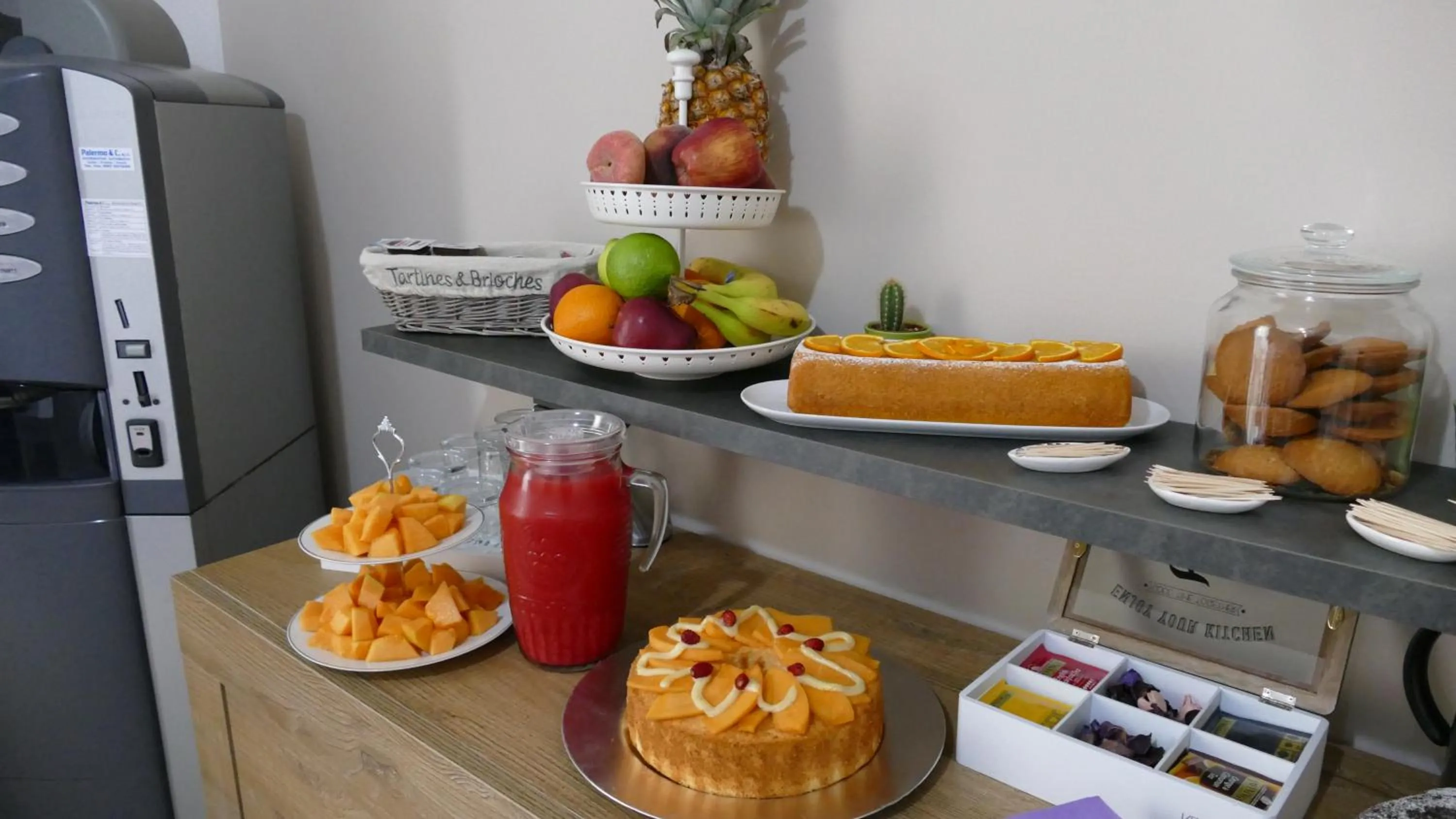 Food and drinks in B&B Fusorario