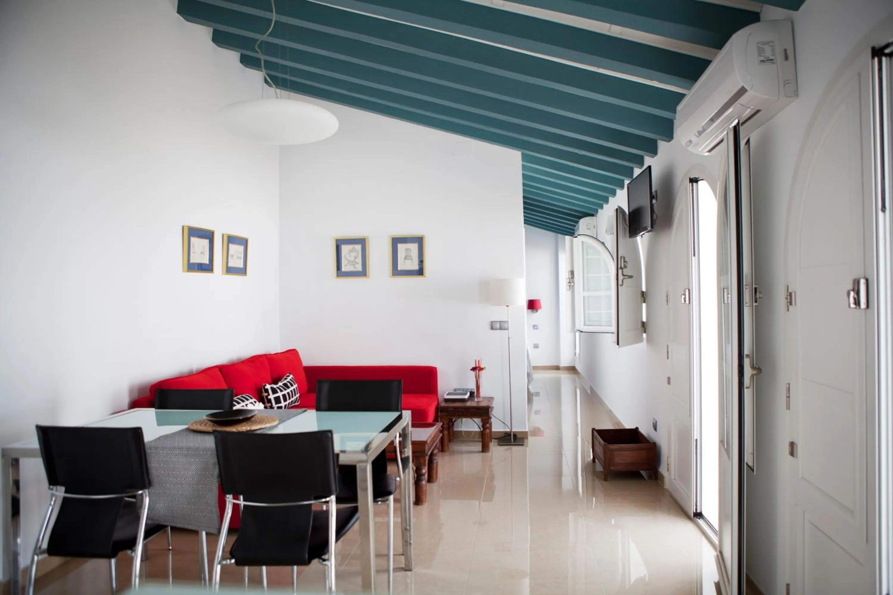 Living room in Casa Palacio, La Giralda