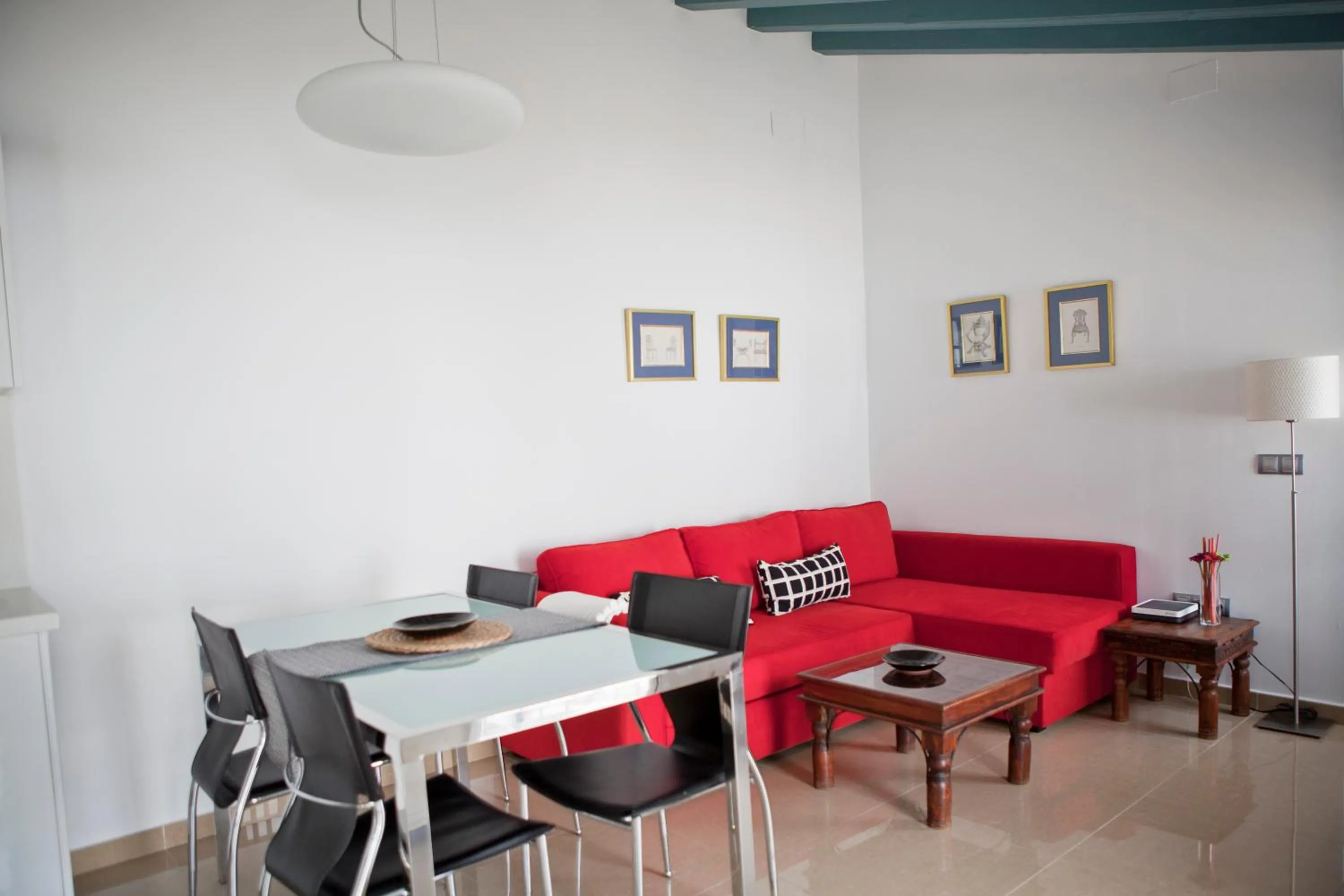 Living room in Casa Palacio, La Giralda