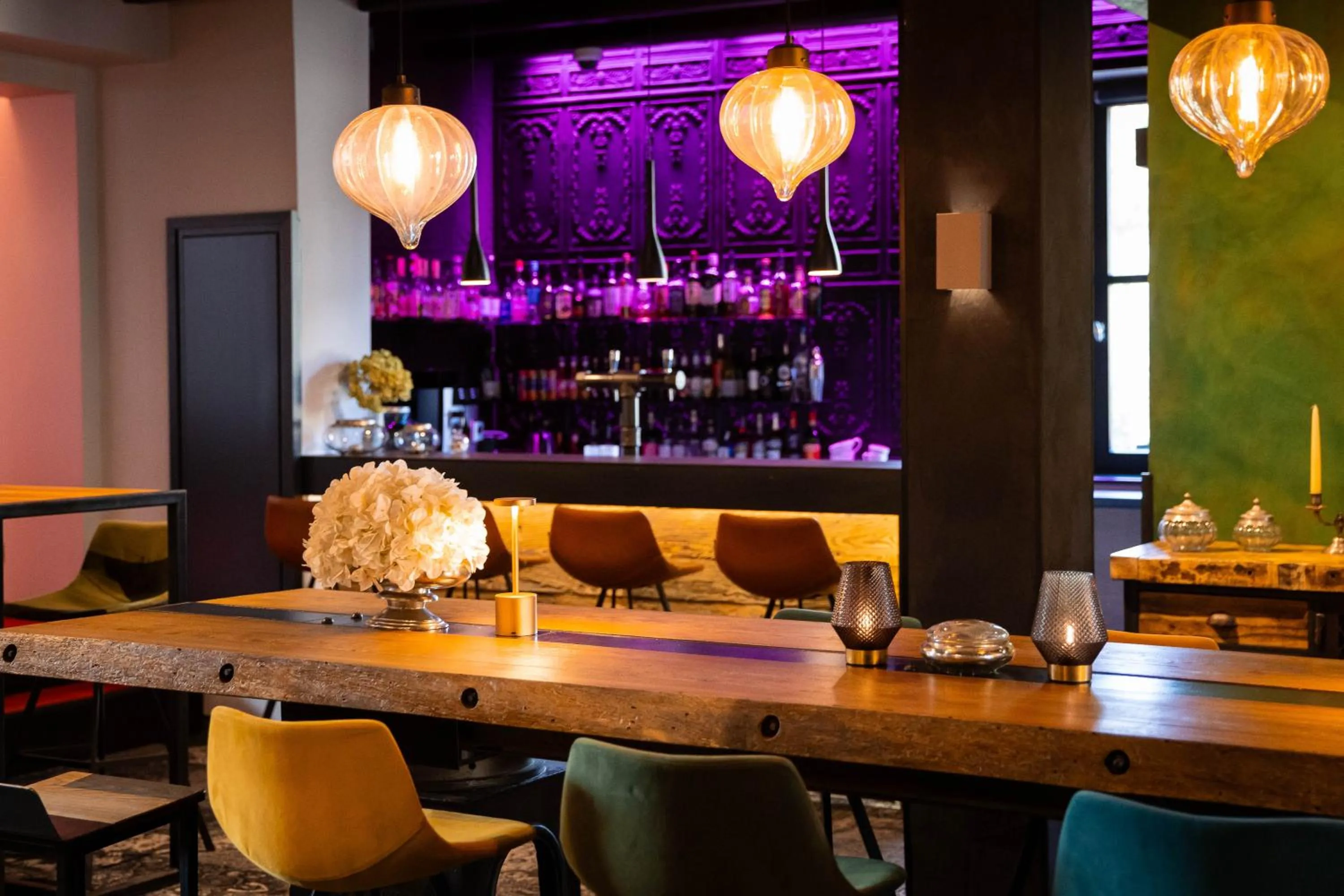 Lounge or bar in Hôtel-SPA Le Moulin De La Wantzenau - Strasbourg Nord