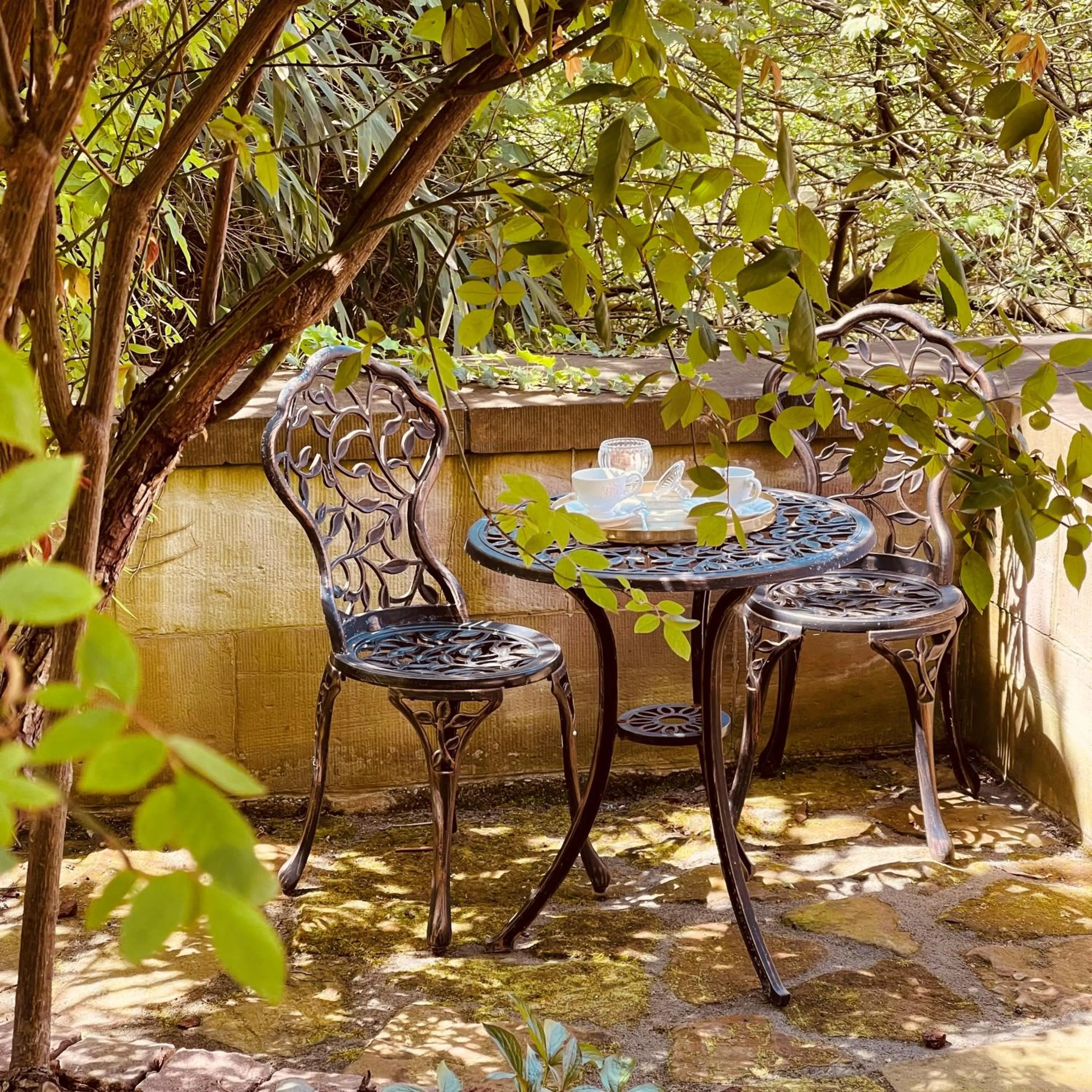 Balcony/Terrace in Hôtel-SPA Le Moulin De La Wantzenau - Strasbourg Nord