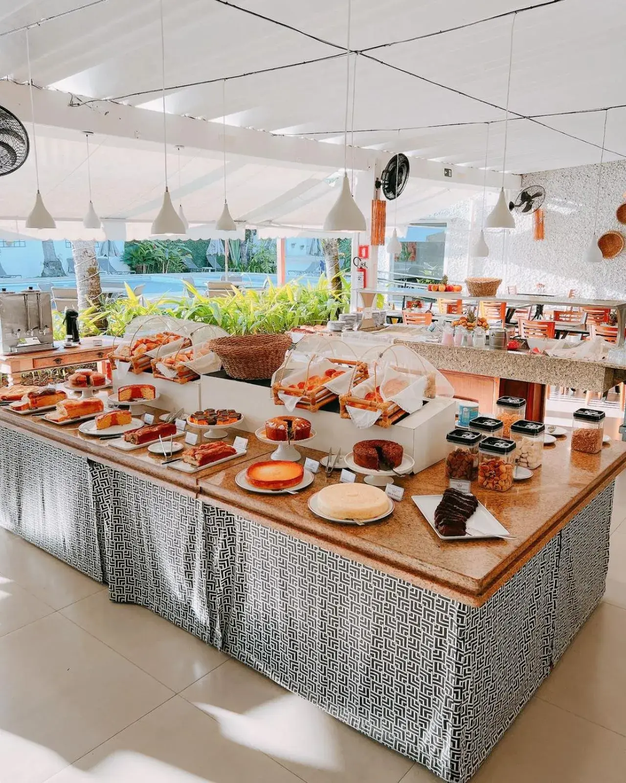 Breakfast in Ubatuba Palace Hotel Breakfast in Ubatuba Palace Hotel
