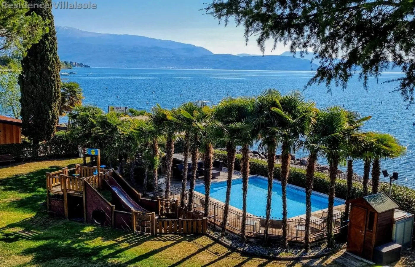 Pool view in Residence Villalsole