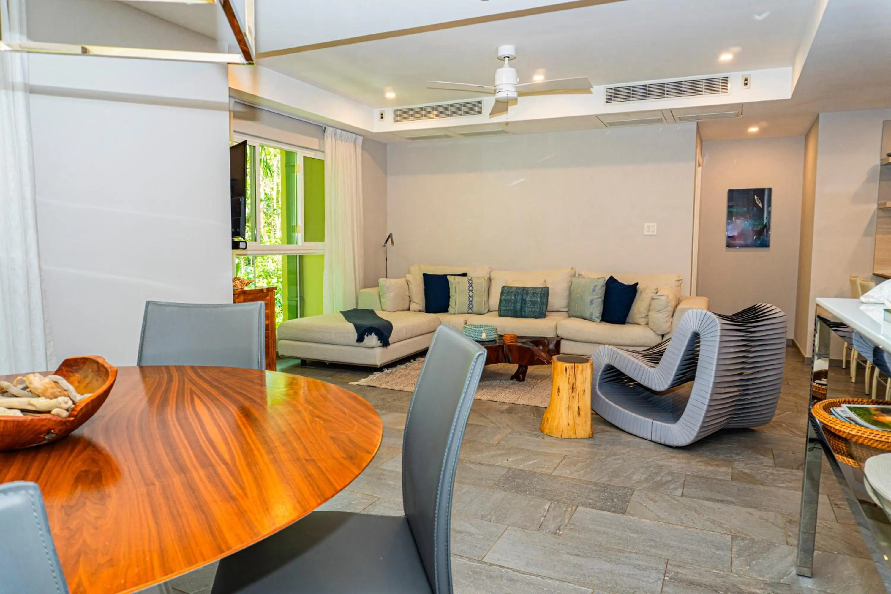 Living room in Elan at Ballena Beach