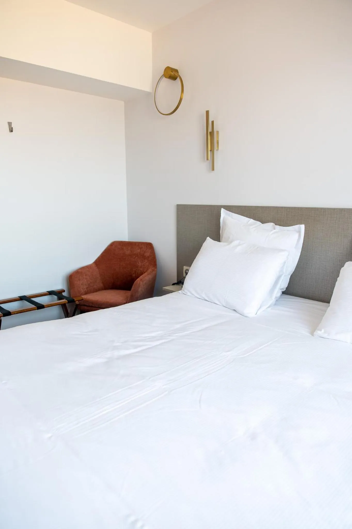 Photo of the whole room, Bed in Logis Hôtel Saint Guirec Et De La Plage