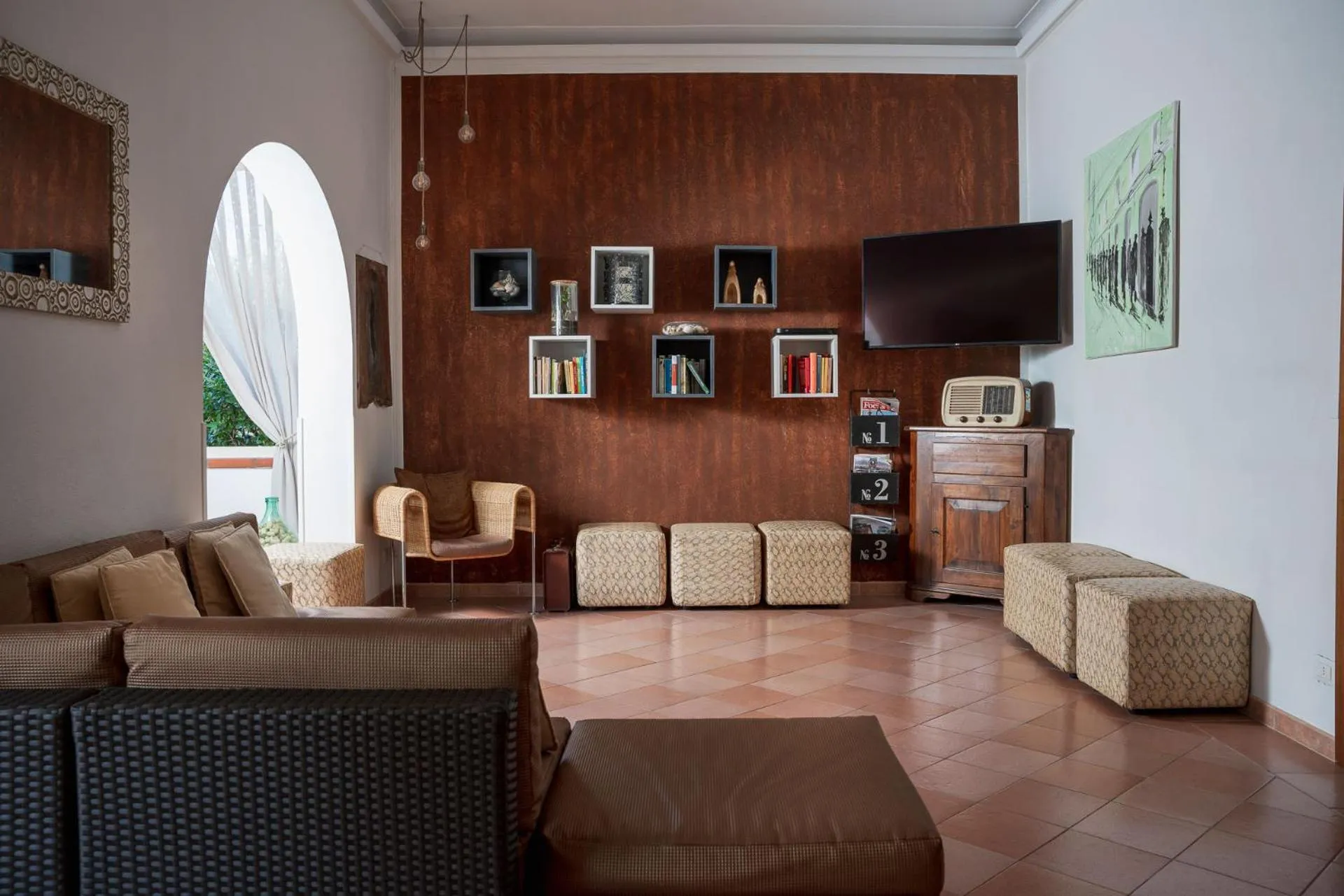Communal lounge/ TV room in Hotel Azzurra