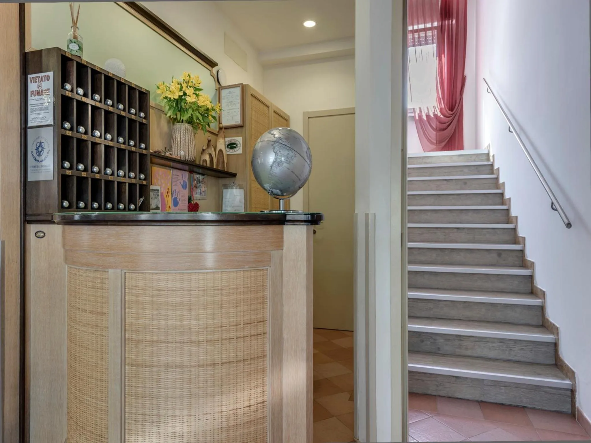 Lobby or reception in Hotel Azzurra