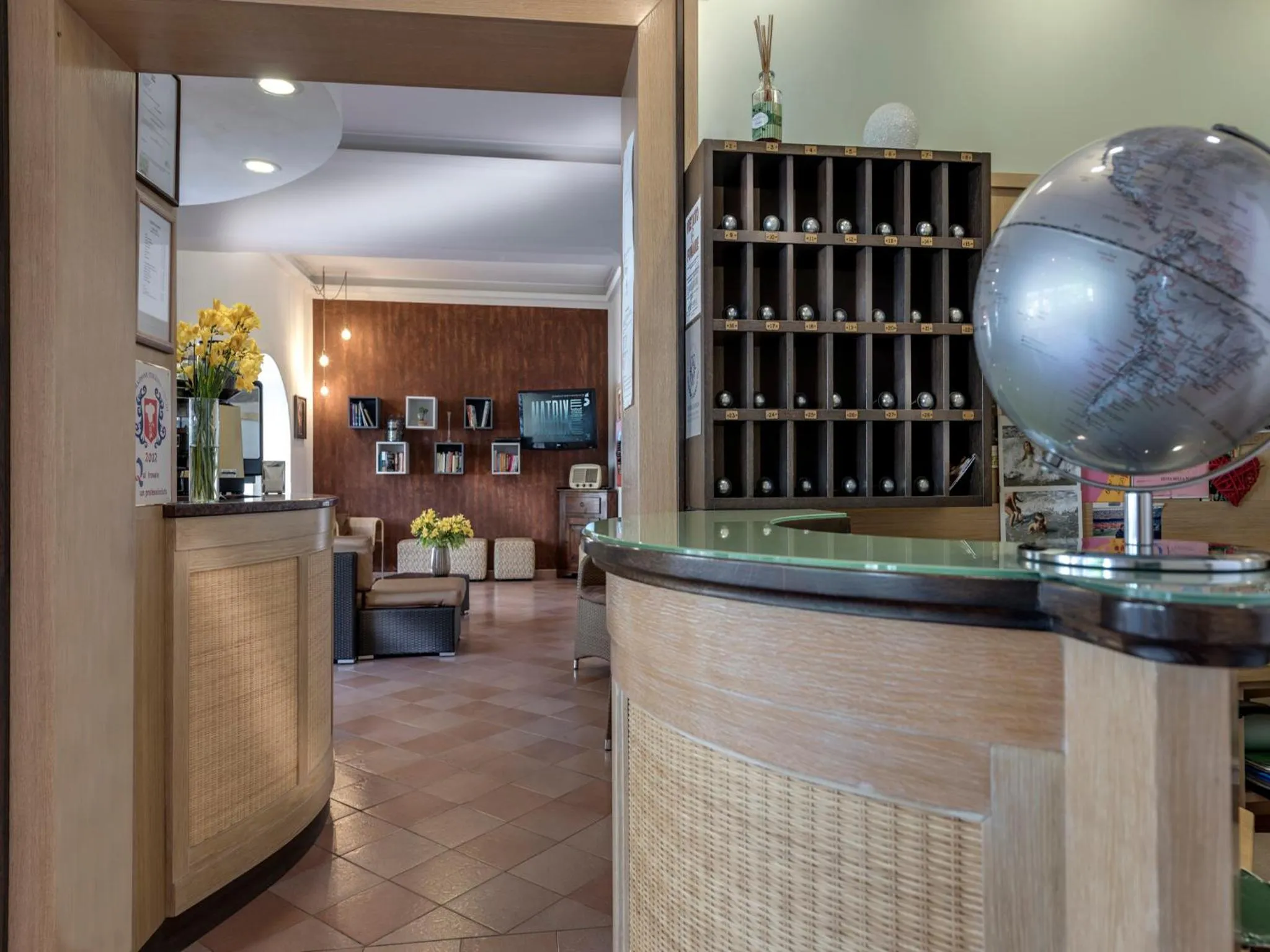 Lobby or reception in Hotel Azzurra