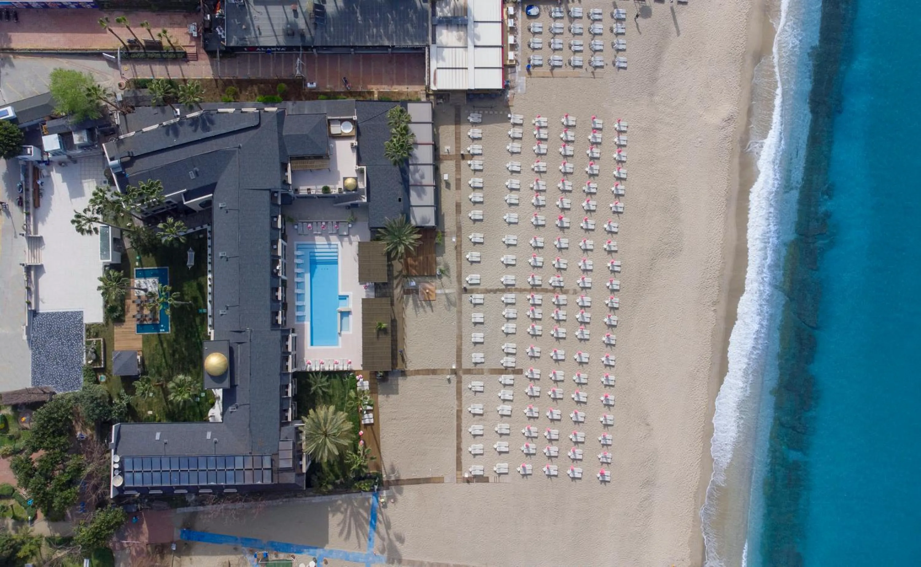 Beach in Alaaddin Beach Hotel - Adult Only