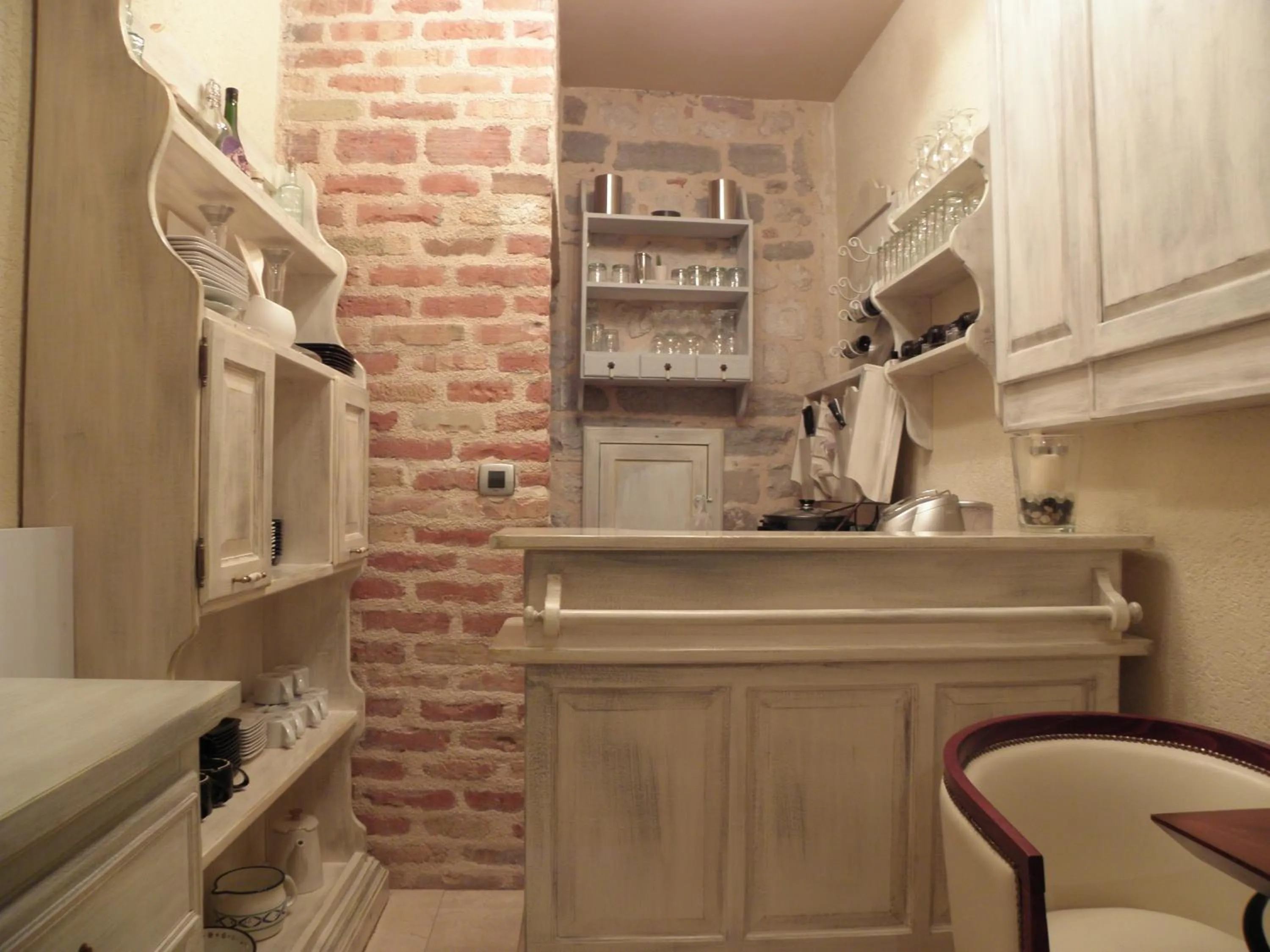 Kitchen or kitchenette in Hotel Villa Duomo
