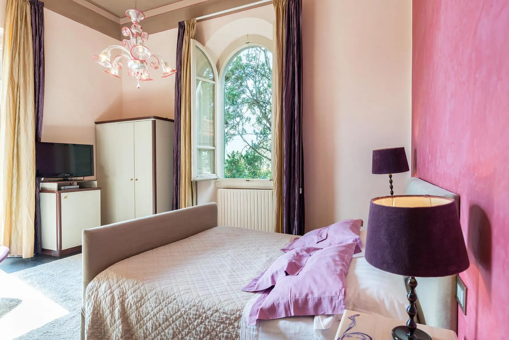 Bed in Relais Villa Al Vento