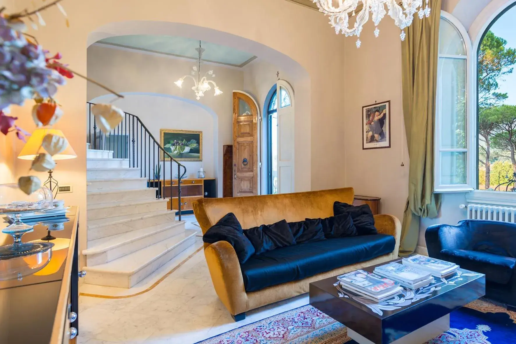 Living room in Relais Villa Al Vento Living room in Relais Villa Al Vento