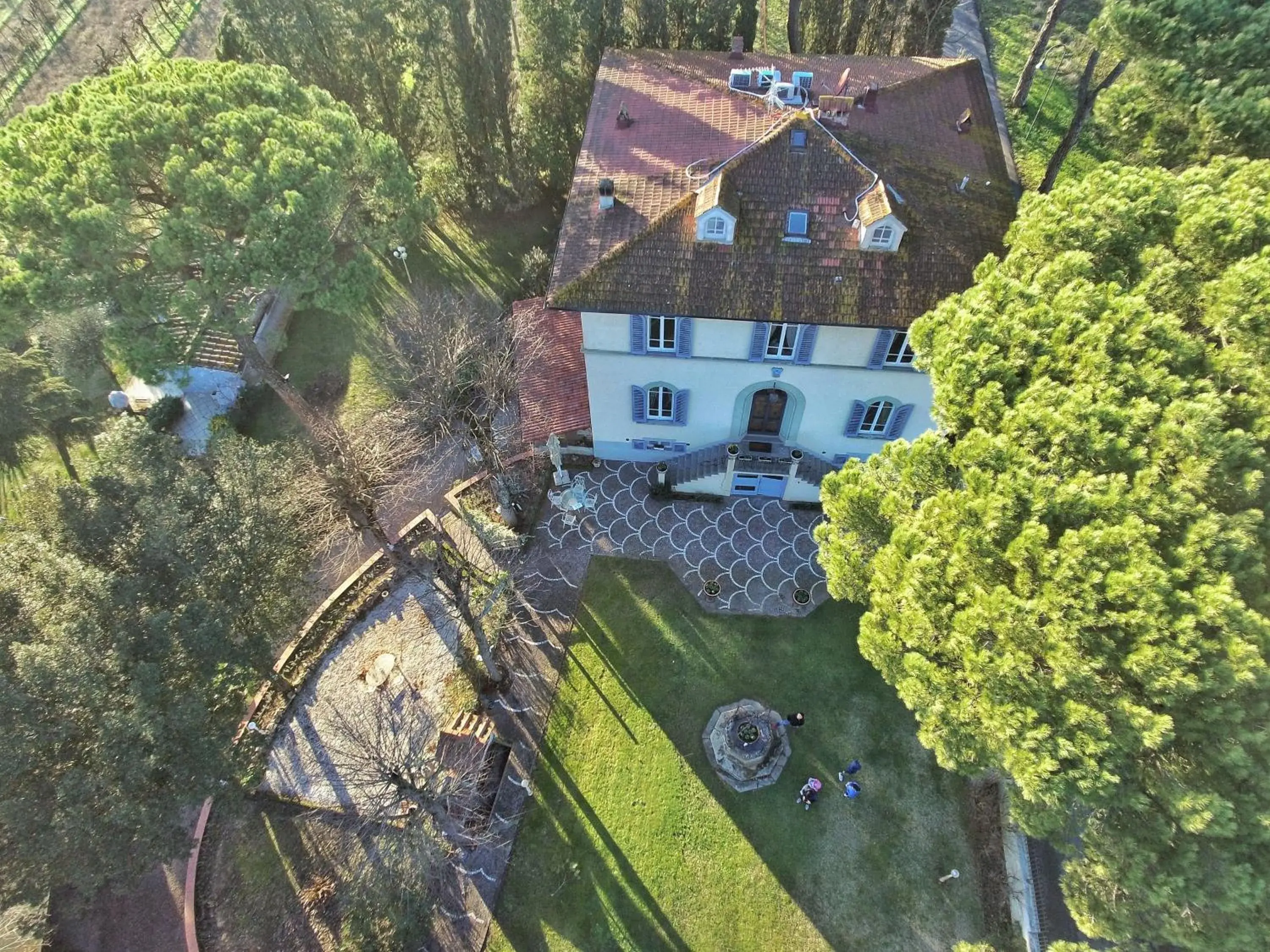 Garden view in Relais Villa Al Vento Garden view in Relais Villa Al Vento