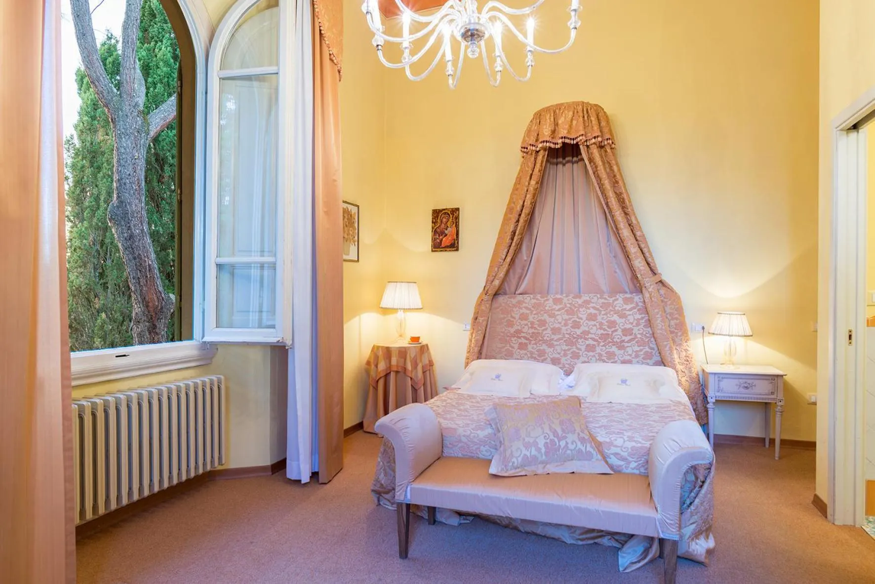 Bed in Relais Villa Al Vento