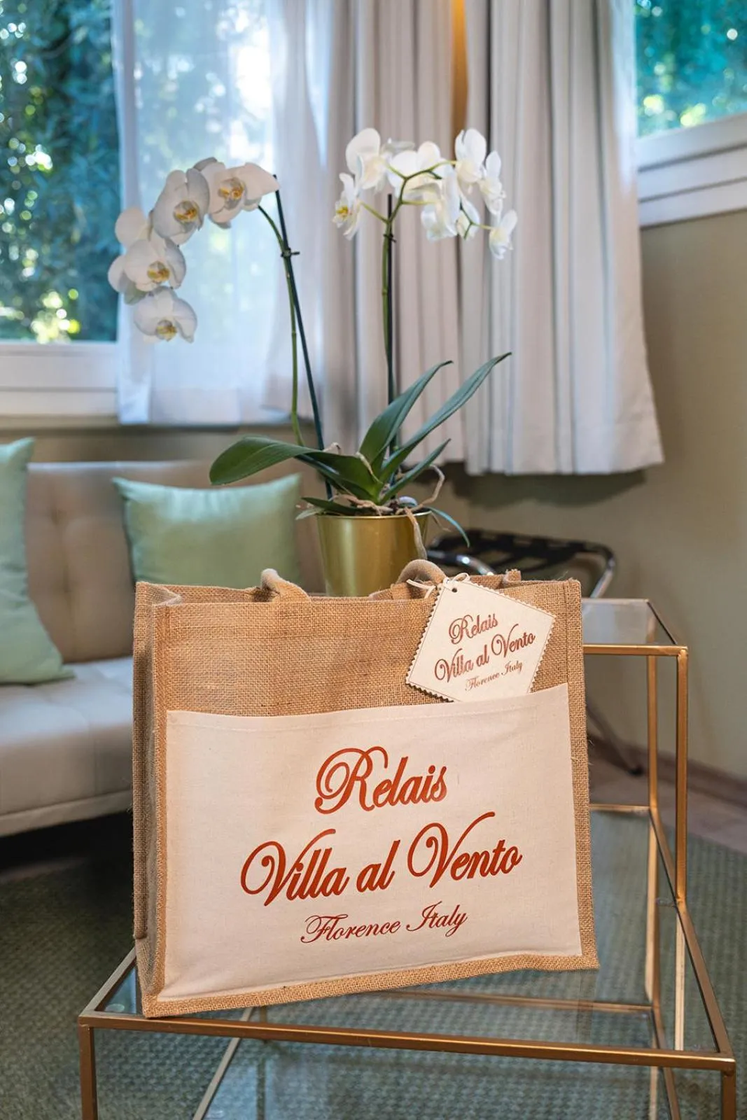 Decorative detail in Relais Villa Al Vento