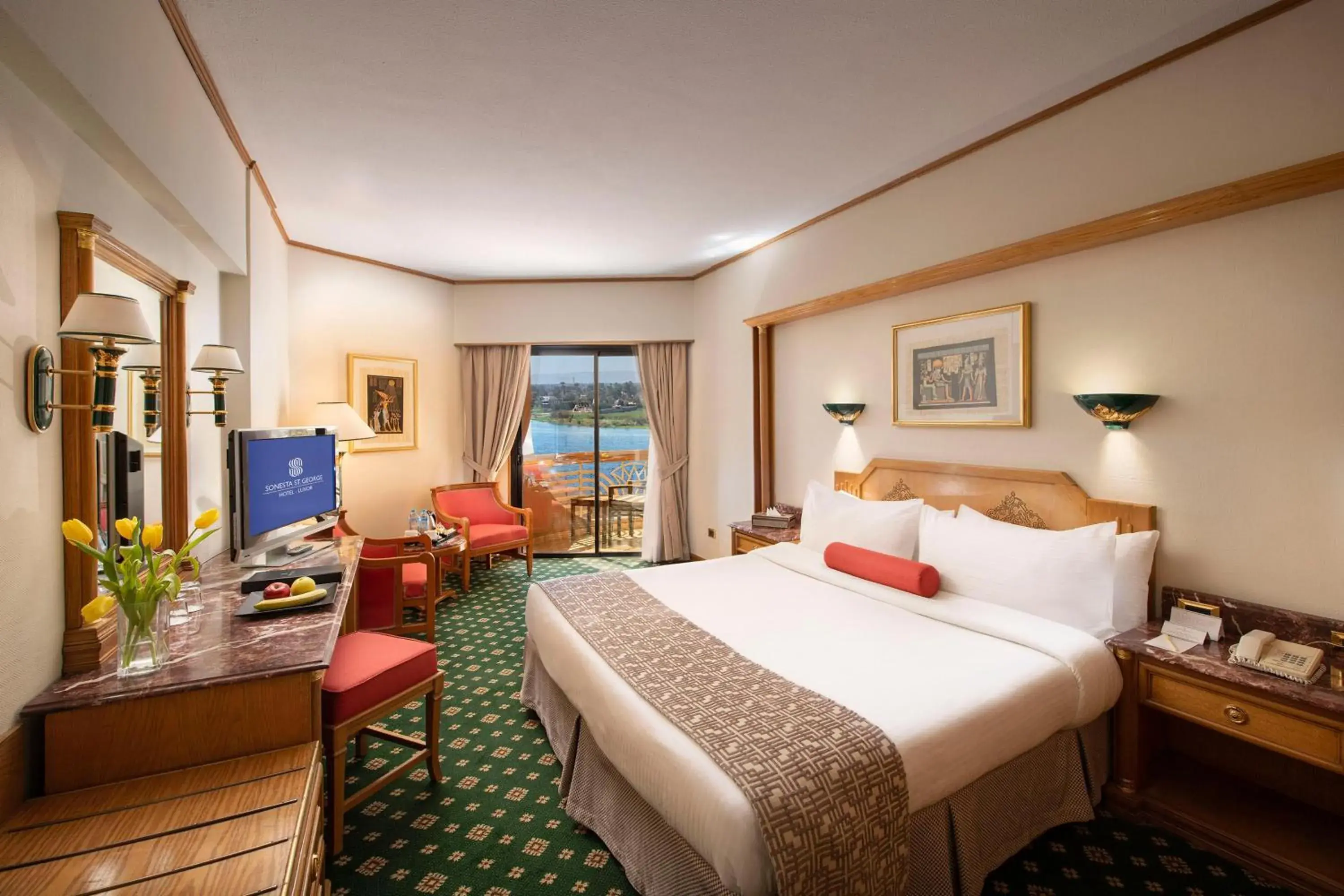 Standard Side Nile View Room in Sonesta St. George Hotel - Convention Center Standard Side Nile View Room in Sonesta St. George Hotel - Convention Center