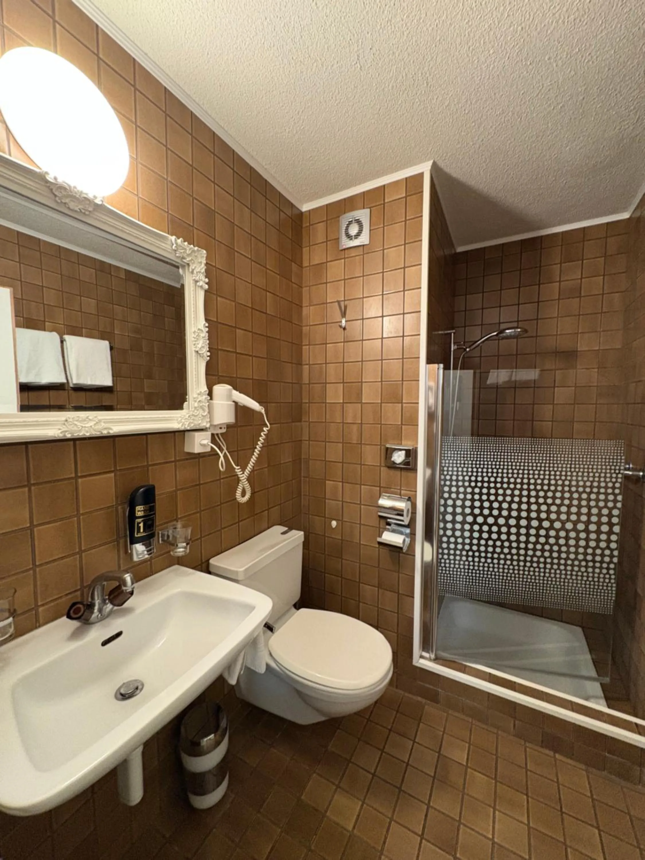 Shower in Esos Hotel Quelle