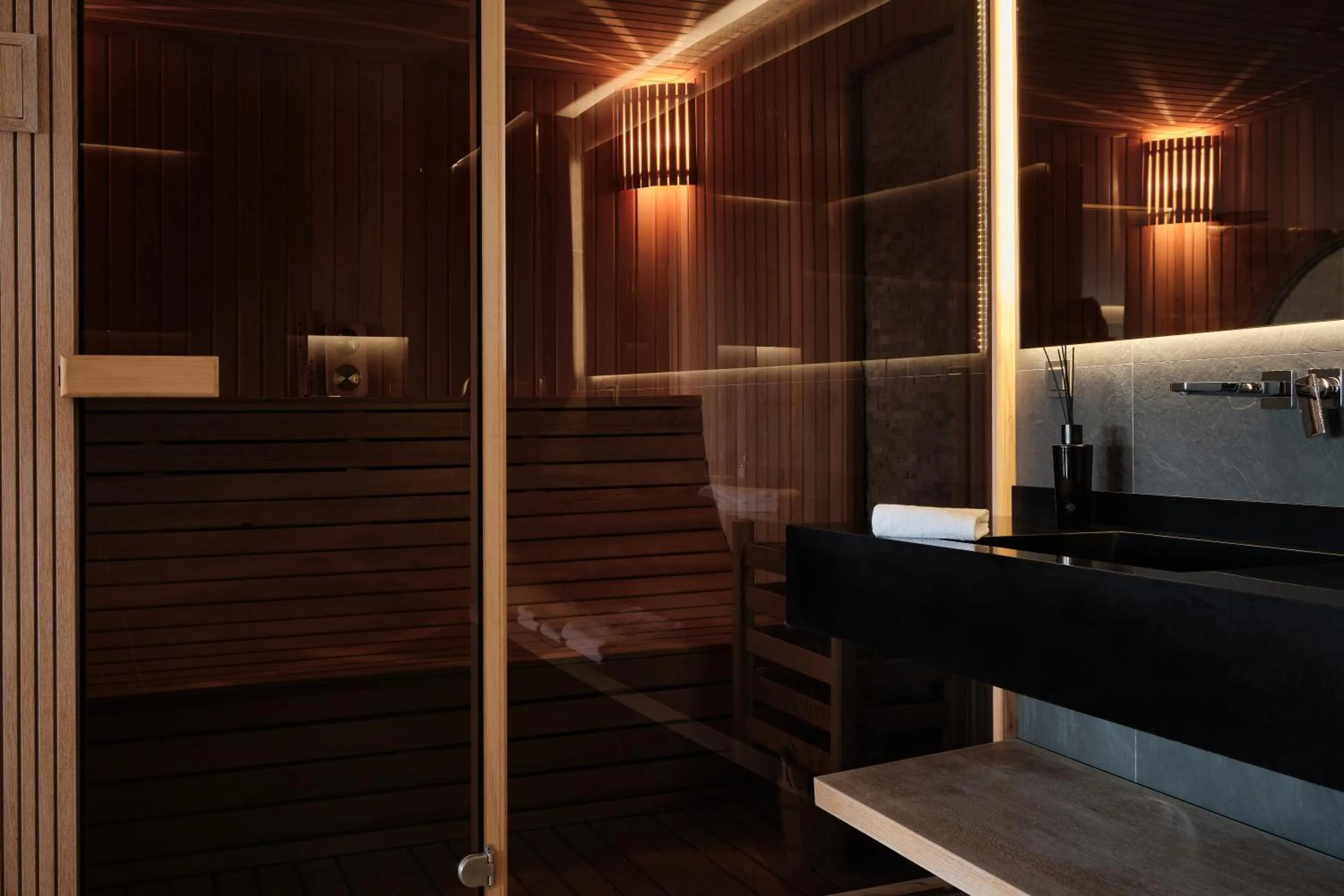 Sauna in Villa Hotel Tamara