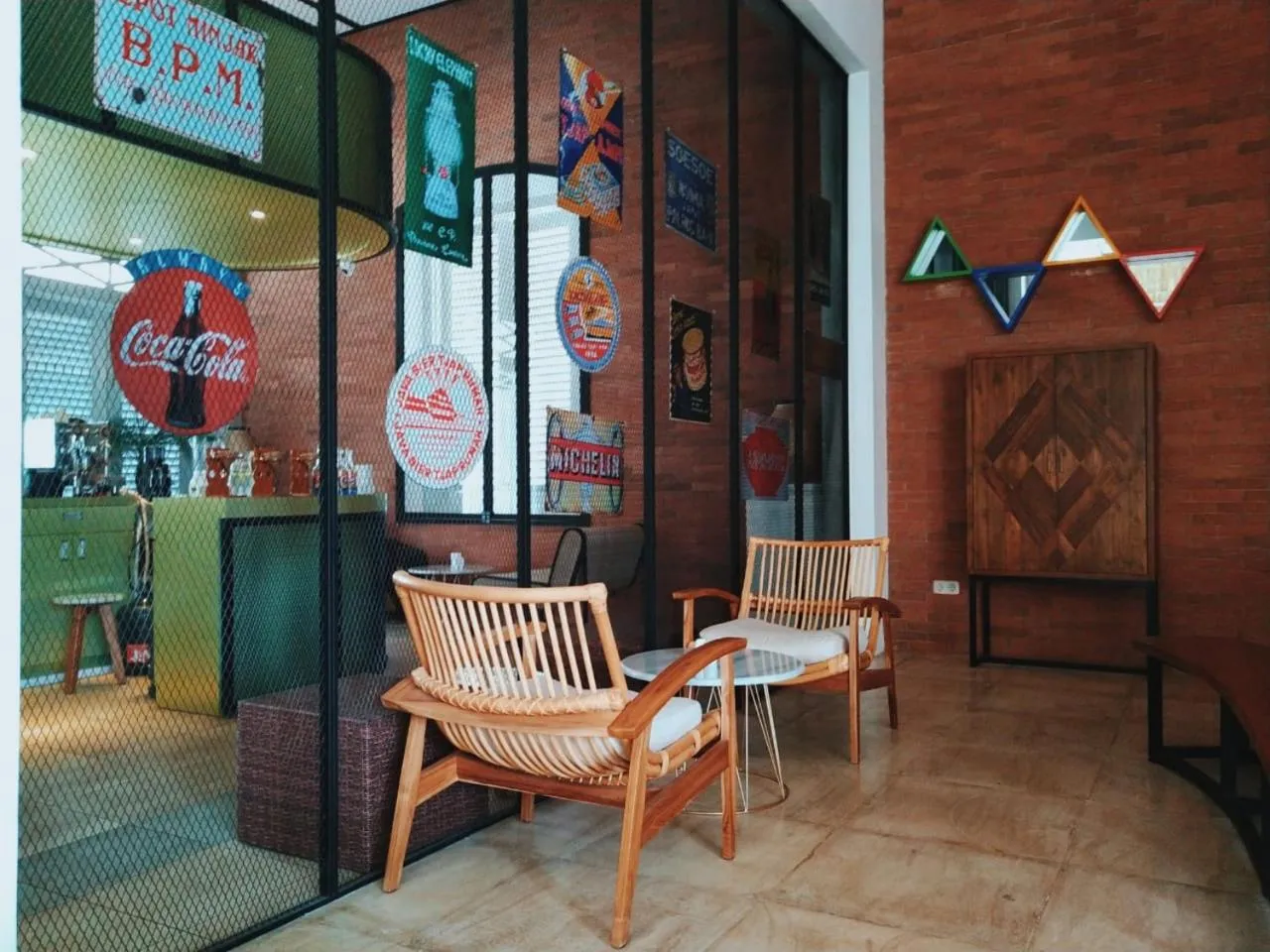 Seating area in Mexolie Hotel