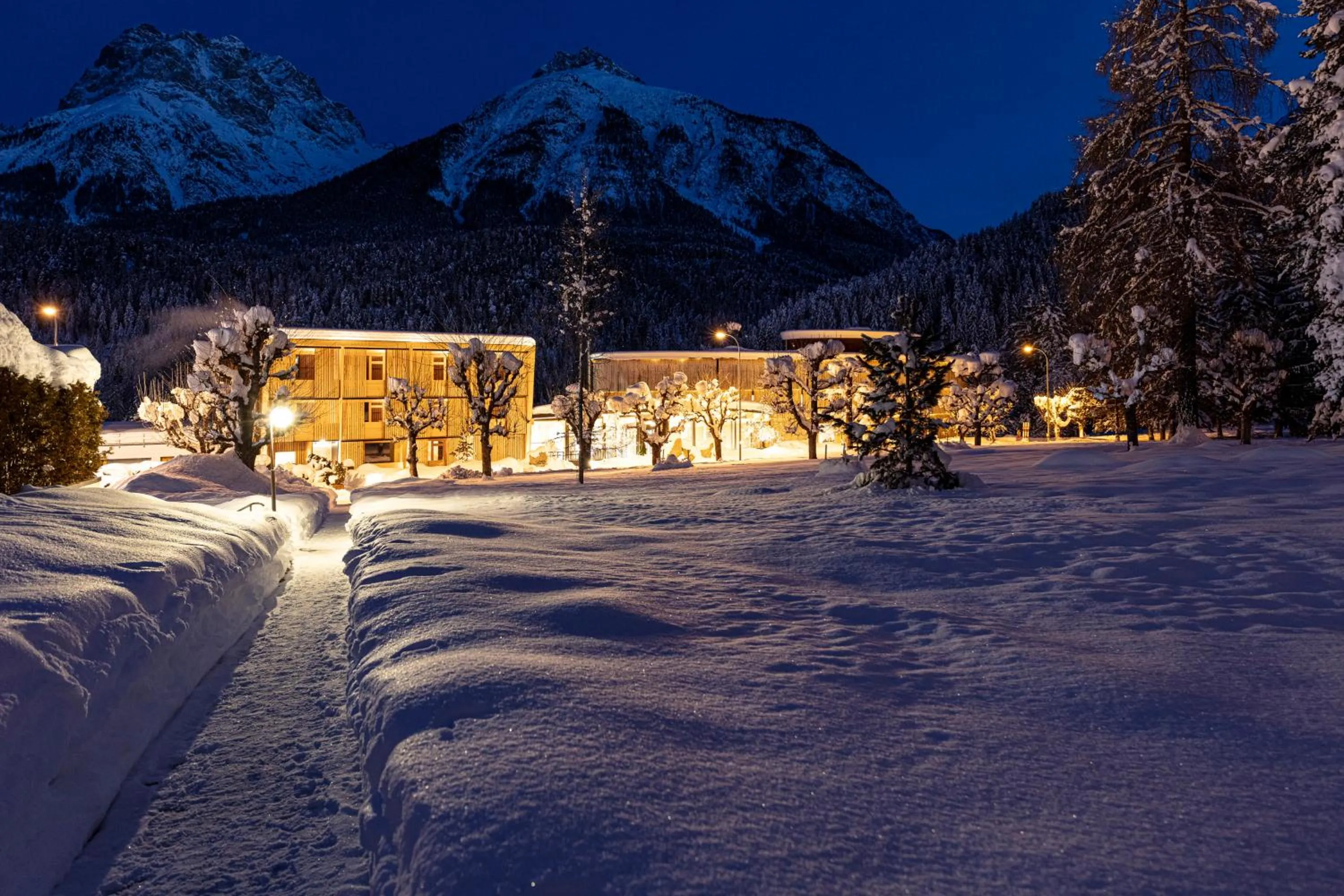 Property building in Hotel Arnica Scuol - Adults Only