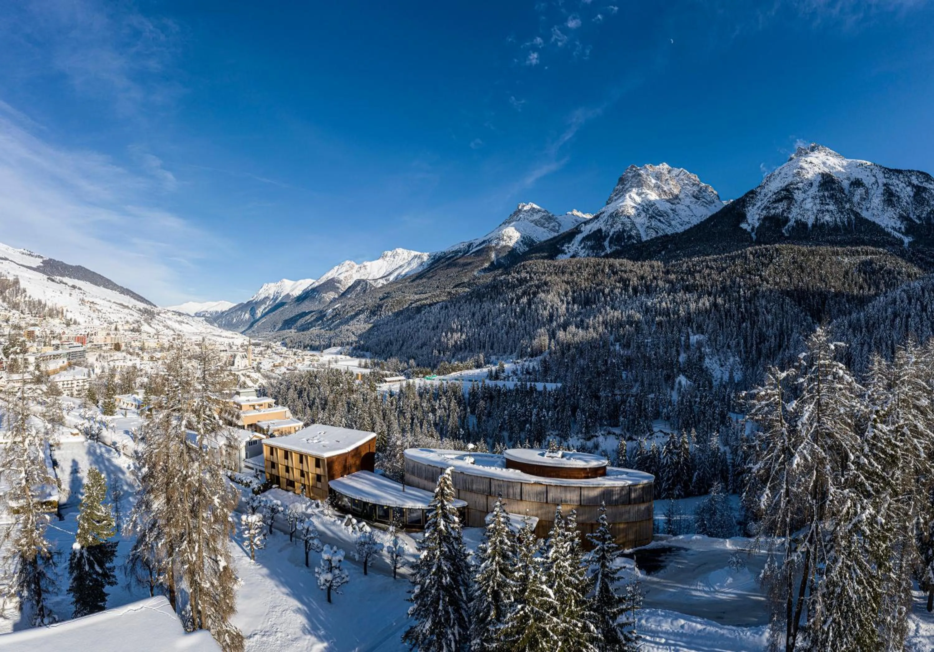 Property building in Hotel Arnica Scuol - Adults Only