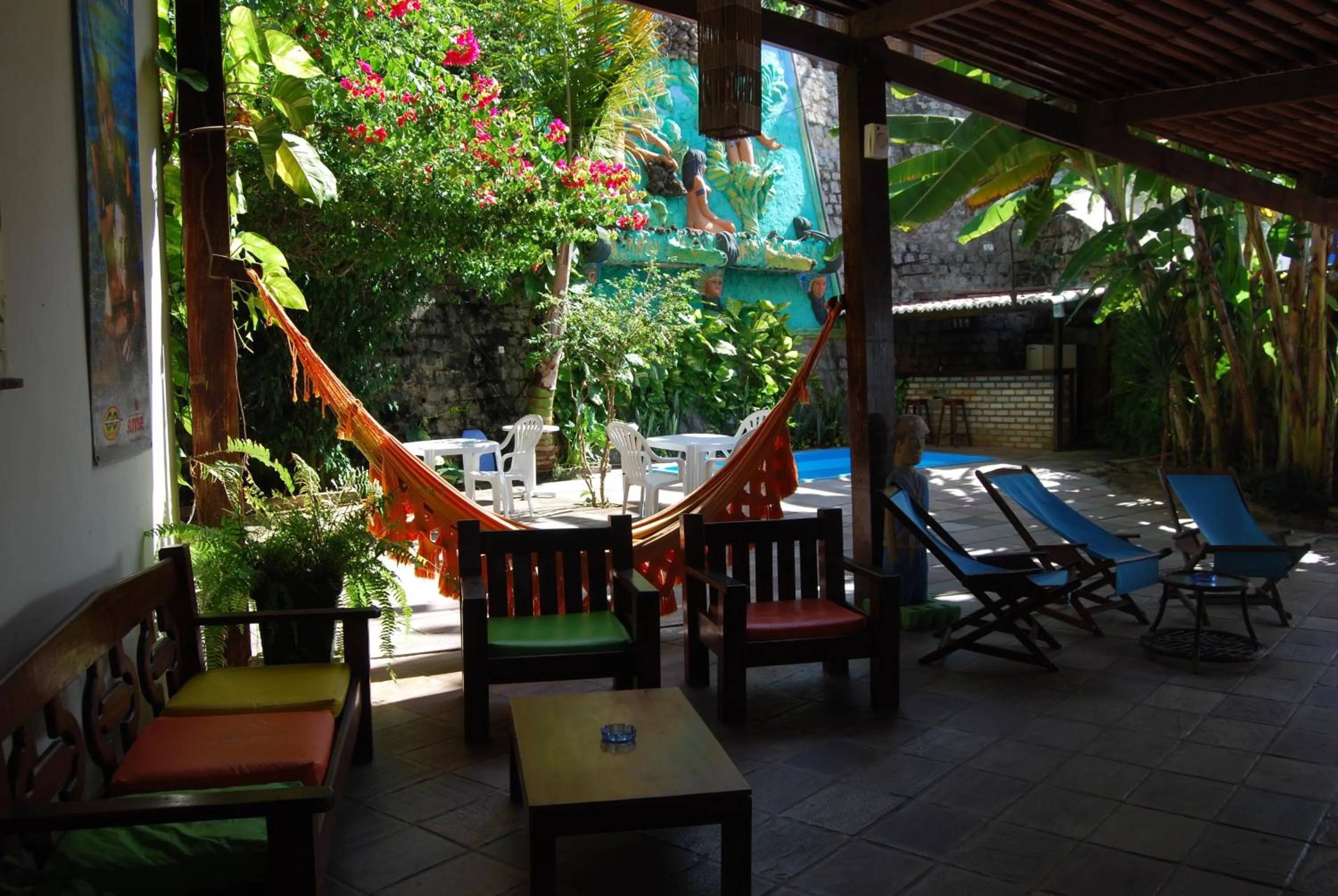 Patio in Hotel Morro do Careca