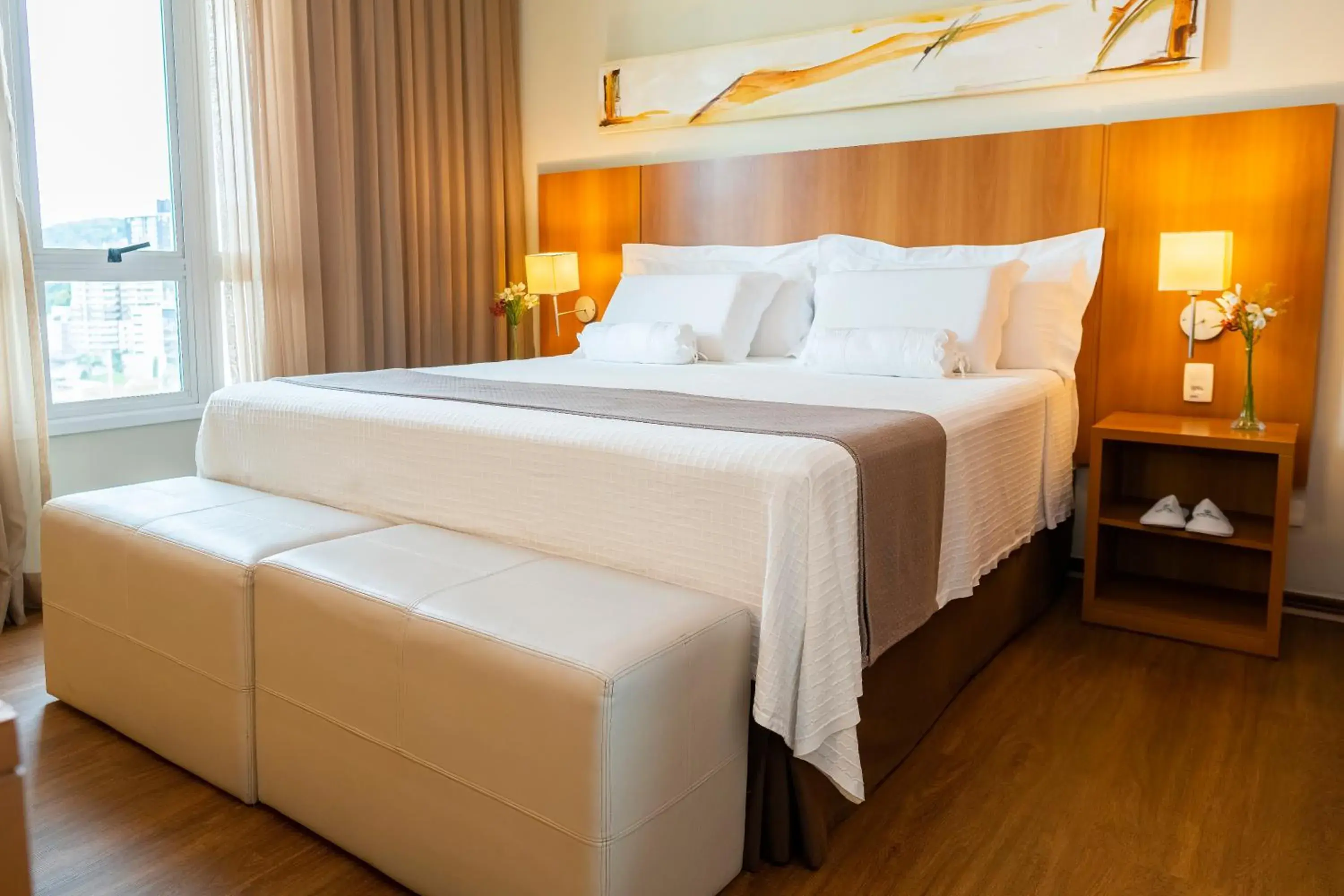 Bed in Bourbon Convention Hotel Joinville Bed in Bourbon Convention Hotel Joinville