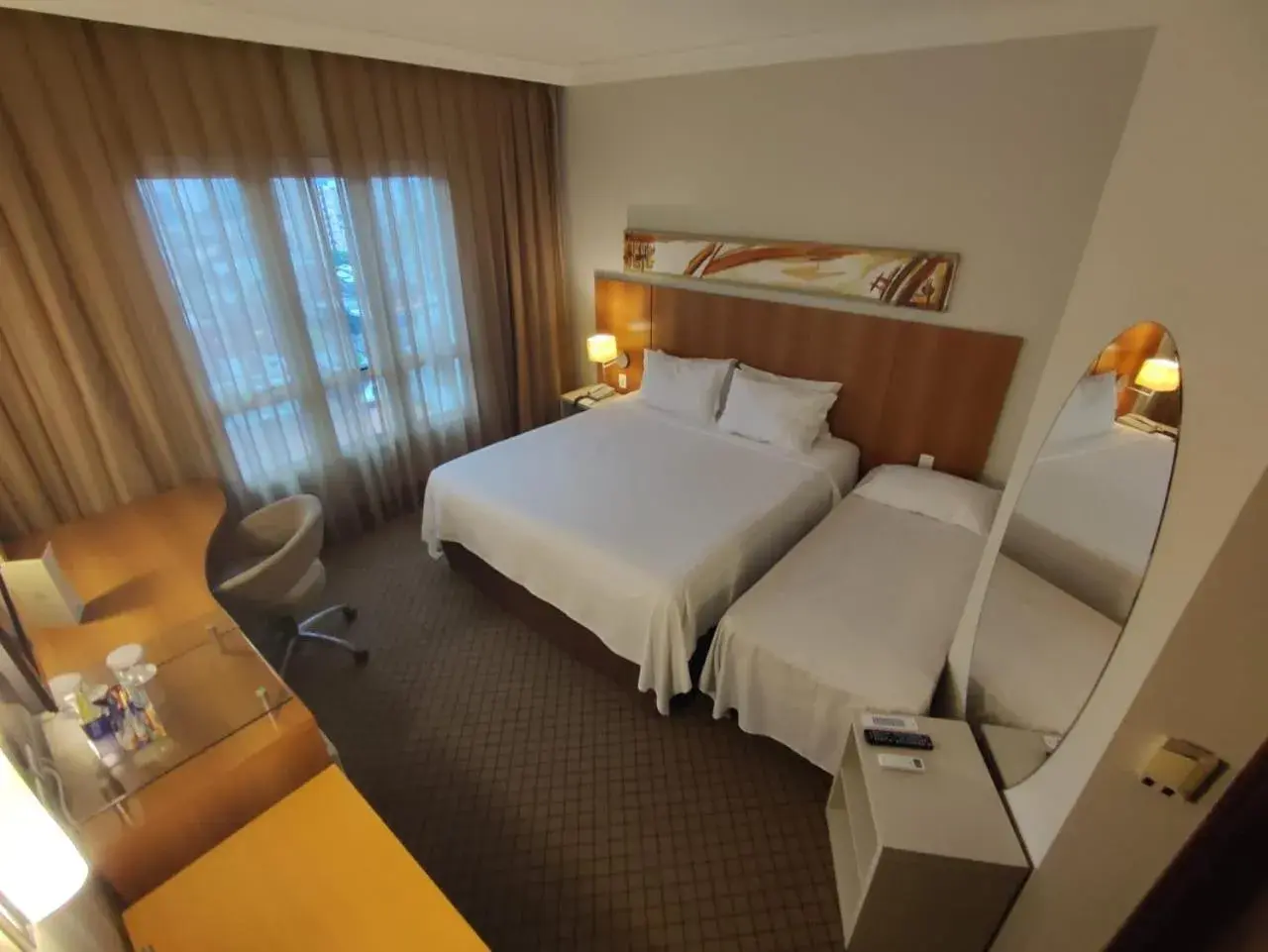 Bed in Bourbon Convention Hotel Joinville Bed in Bourbon Convention Hotel Joinville