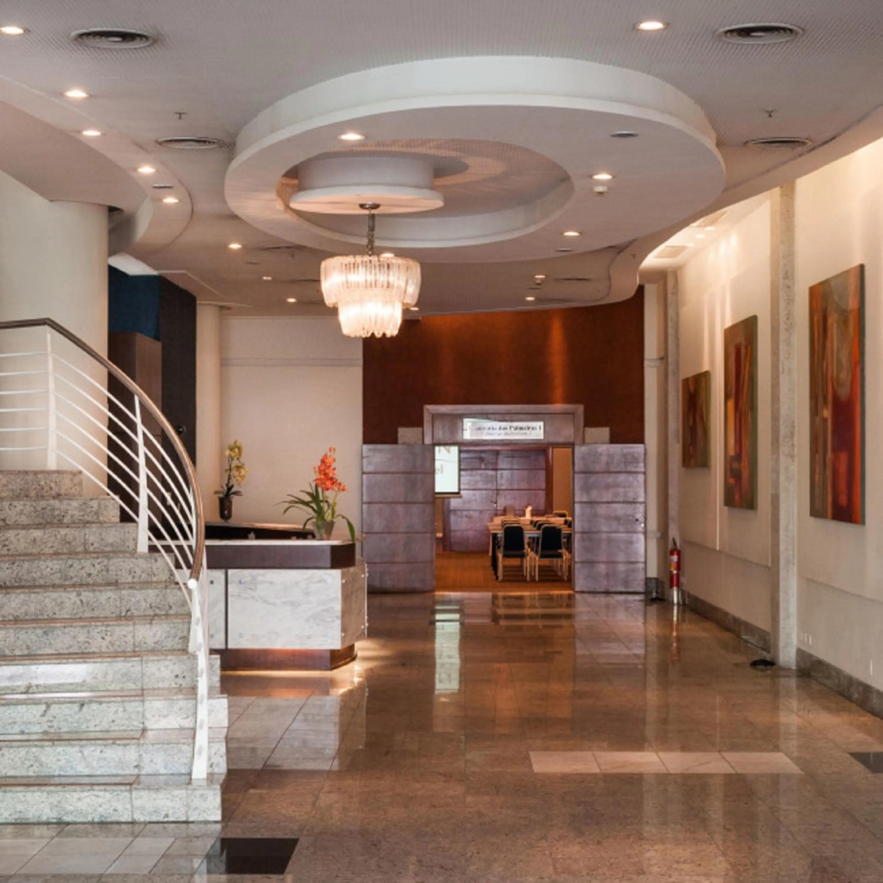 Lobby or reception in Bourbon Convention Hotel Joinville