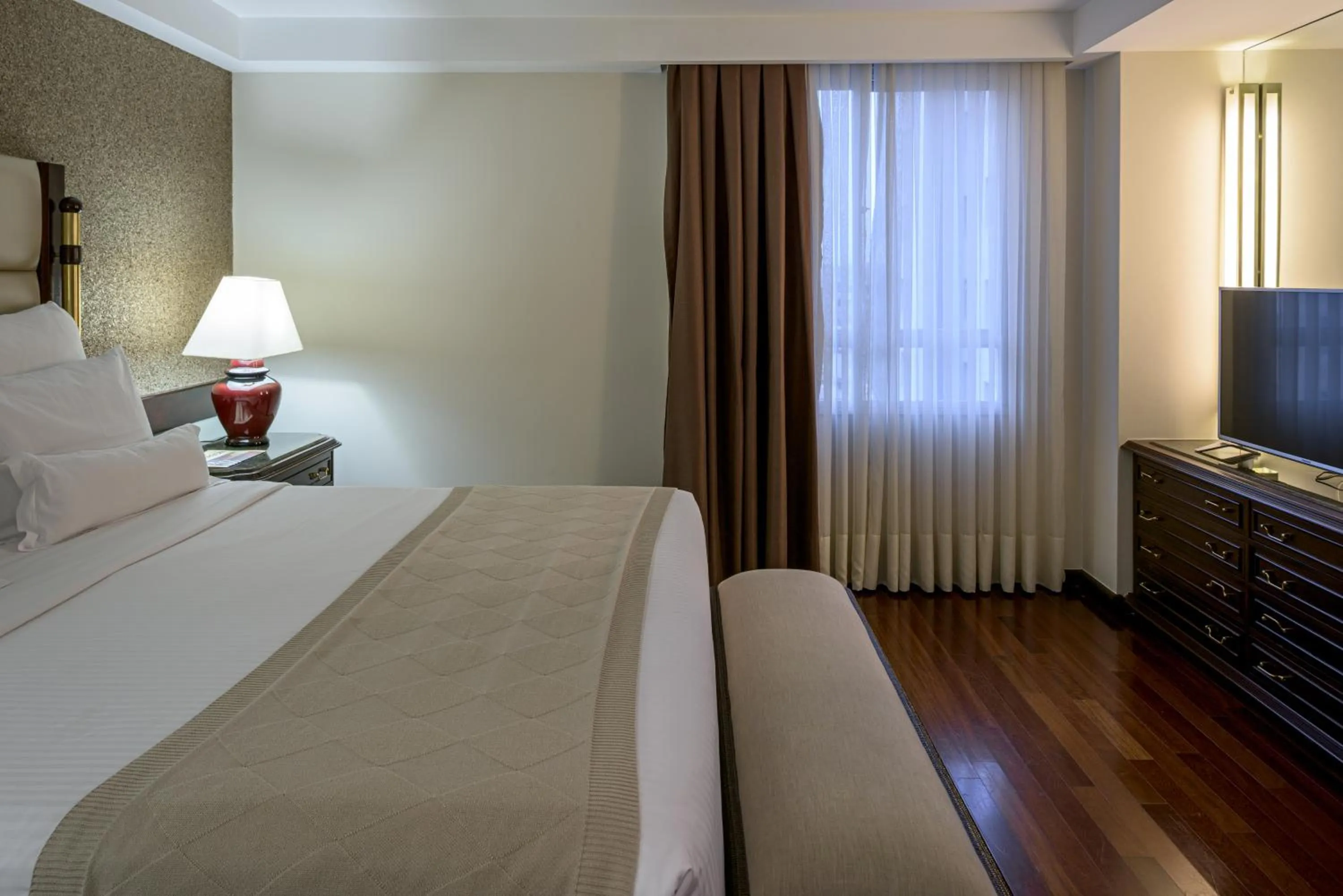 Bed in Bourbon Hotel & Suites Curitiba