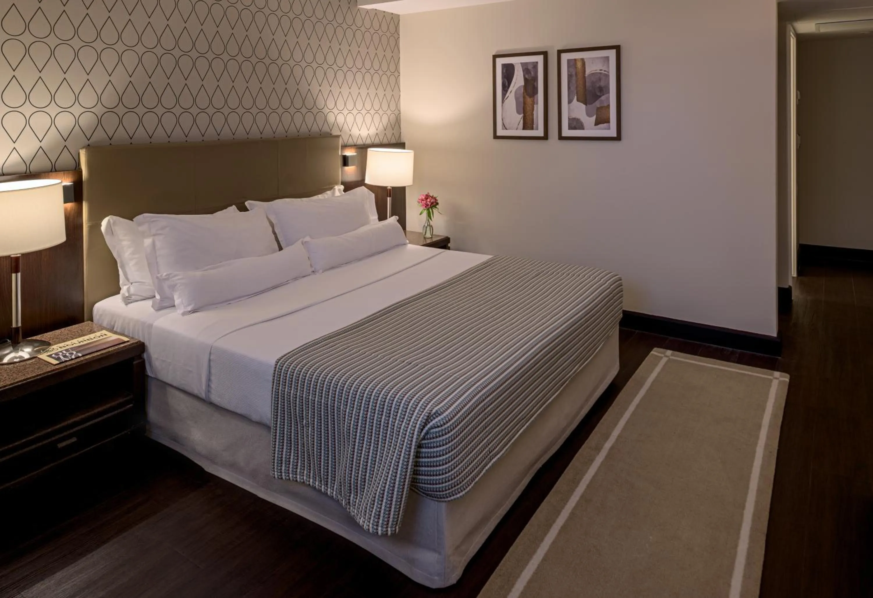 Bed in Bourbon Hotel & Suites Curitiba