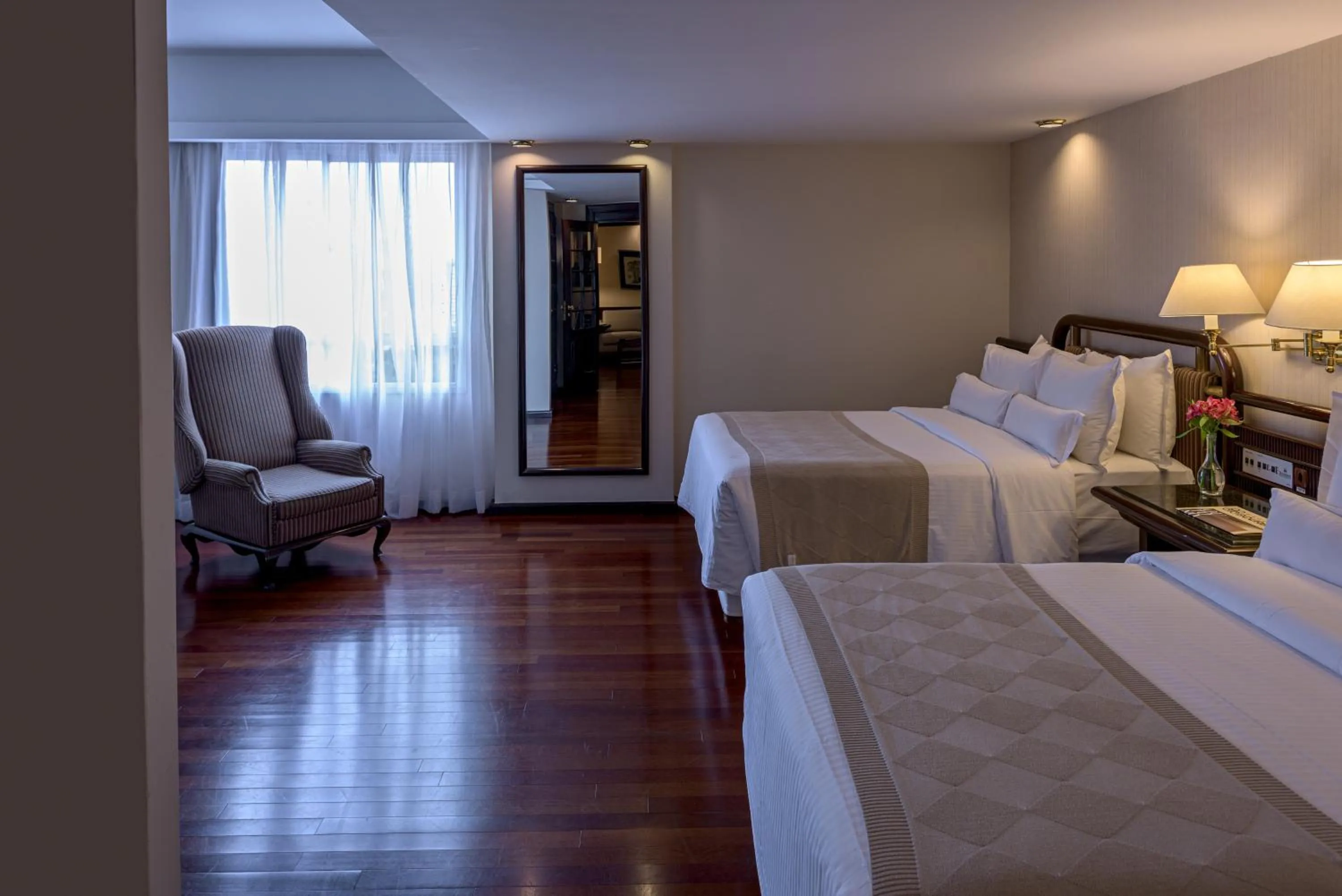 Bed in Bourbon Hotel & Suites Curitiba