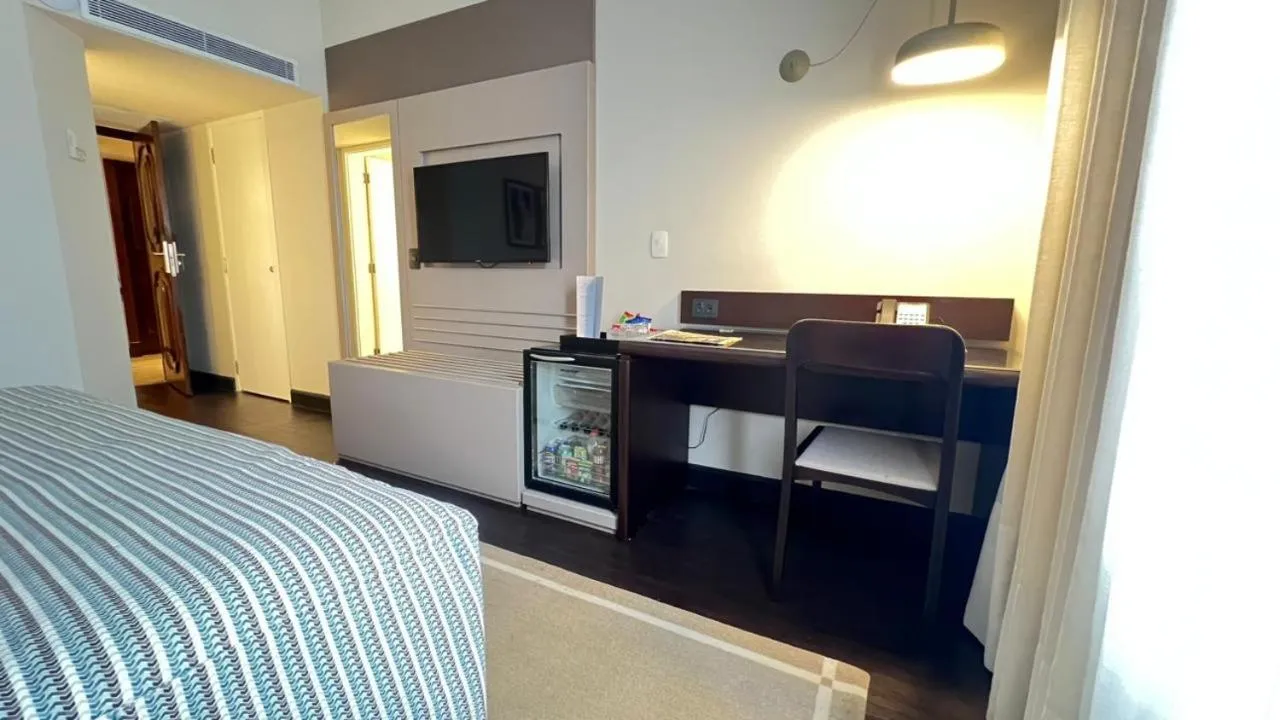 Bed in Bourbon Hotel & Suites Curitiba