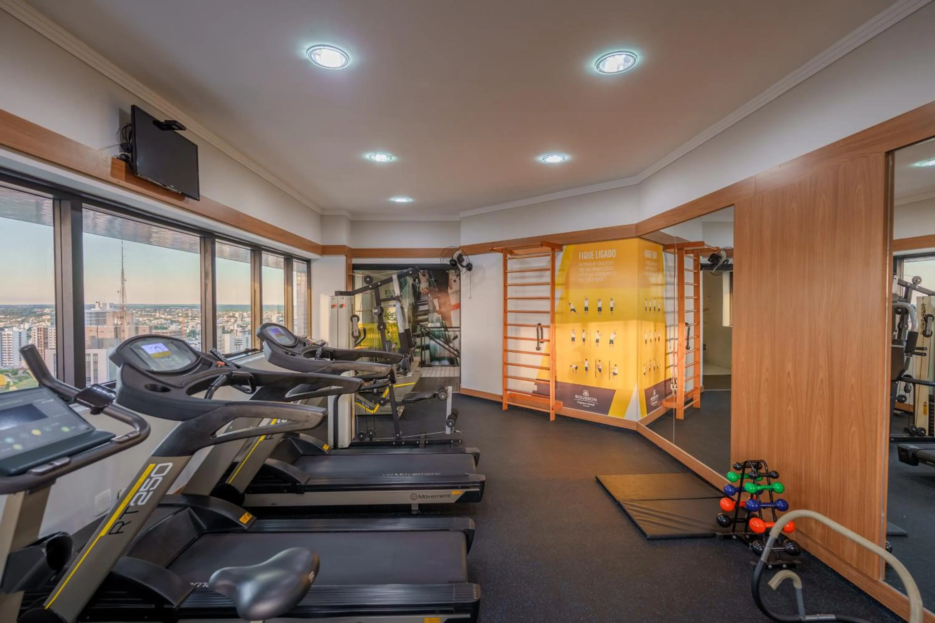 Fitness centre/facilities in Central Park Hotel by Bourbon